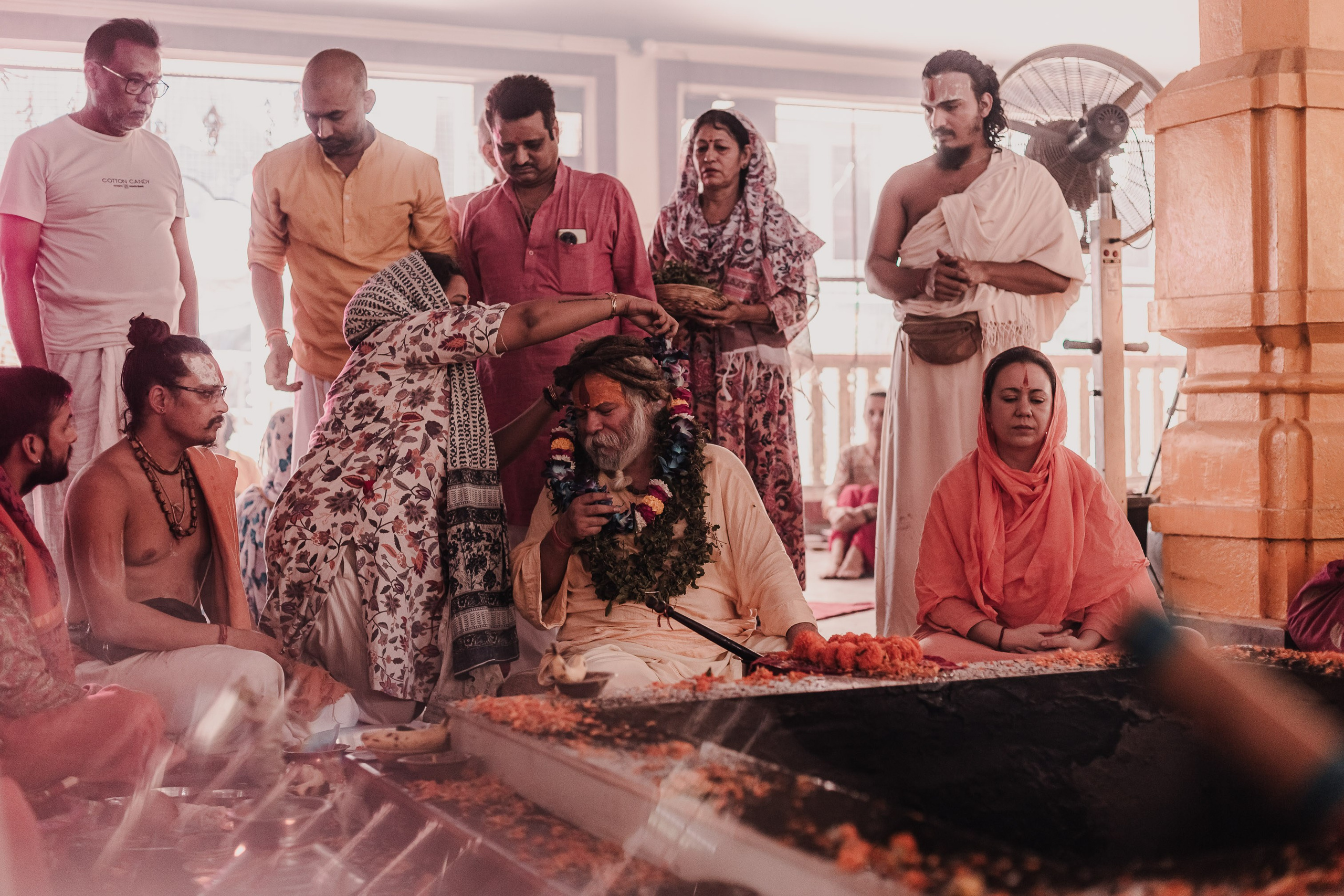 Navaratri yajna at Devraha Baba Ji ashram. Мариам Багдасарян