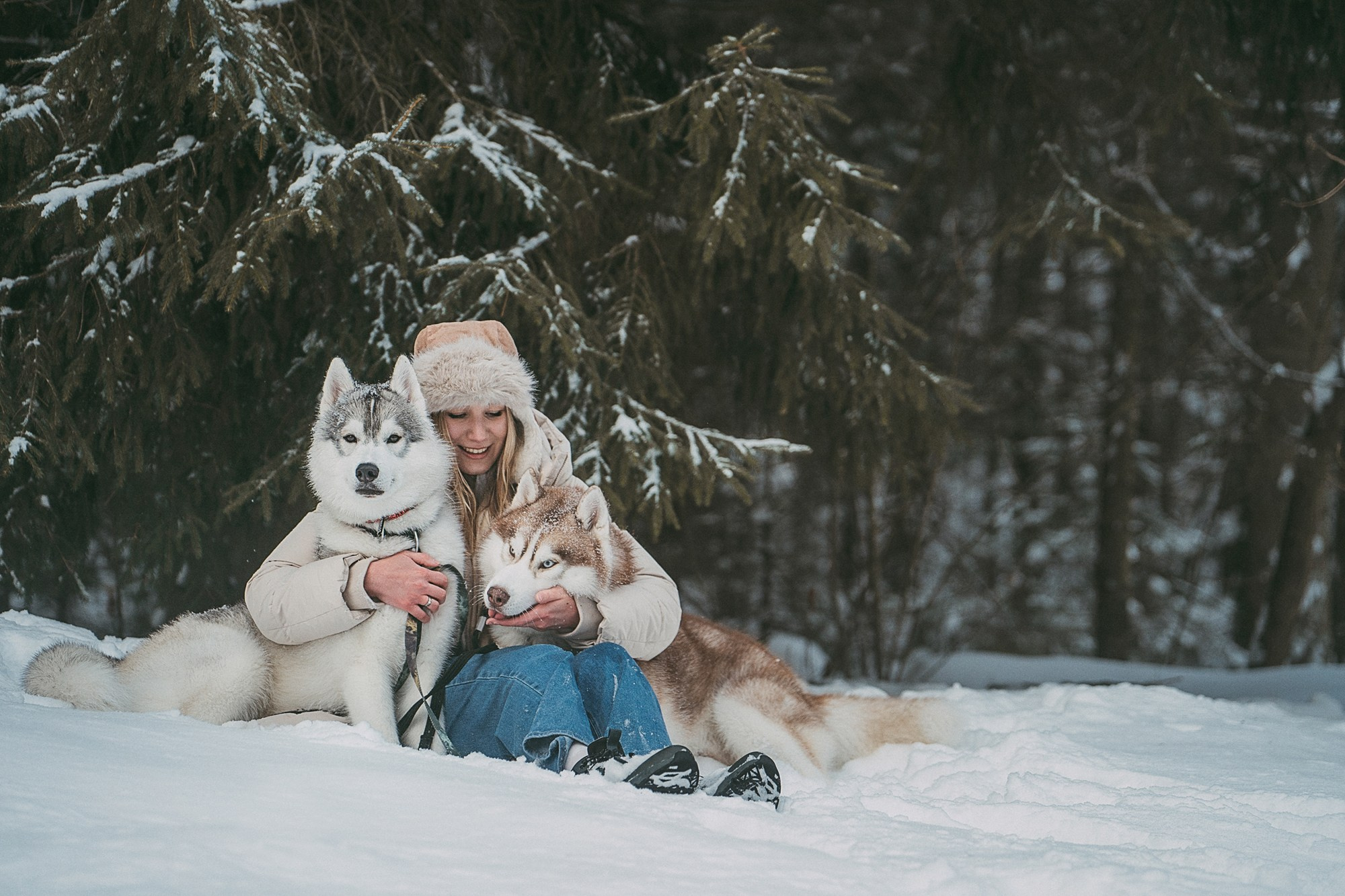 Полина, Уго и Пышка. Фотограф анималист в Москве и Санкт-Петербурге Свиридова Анна