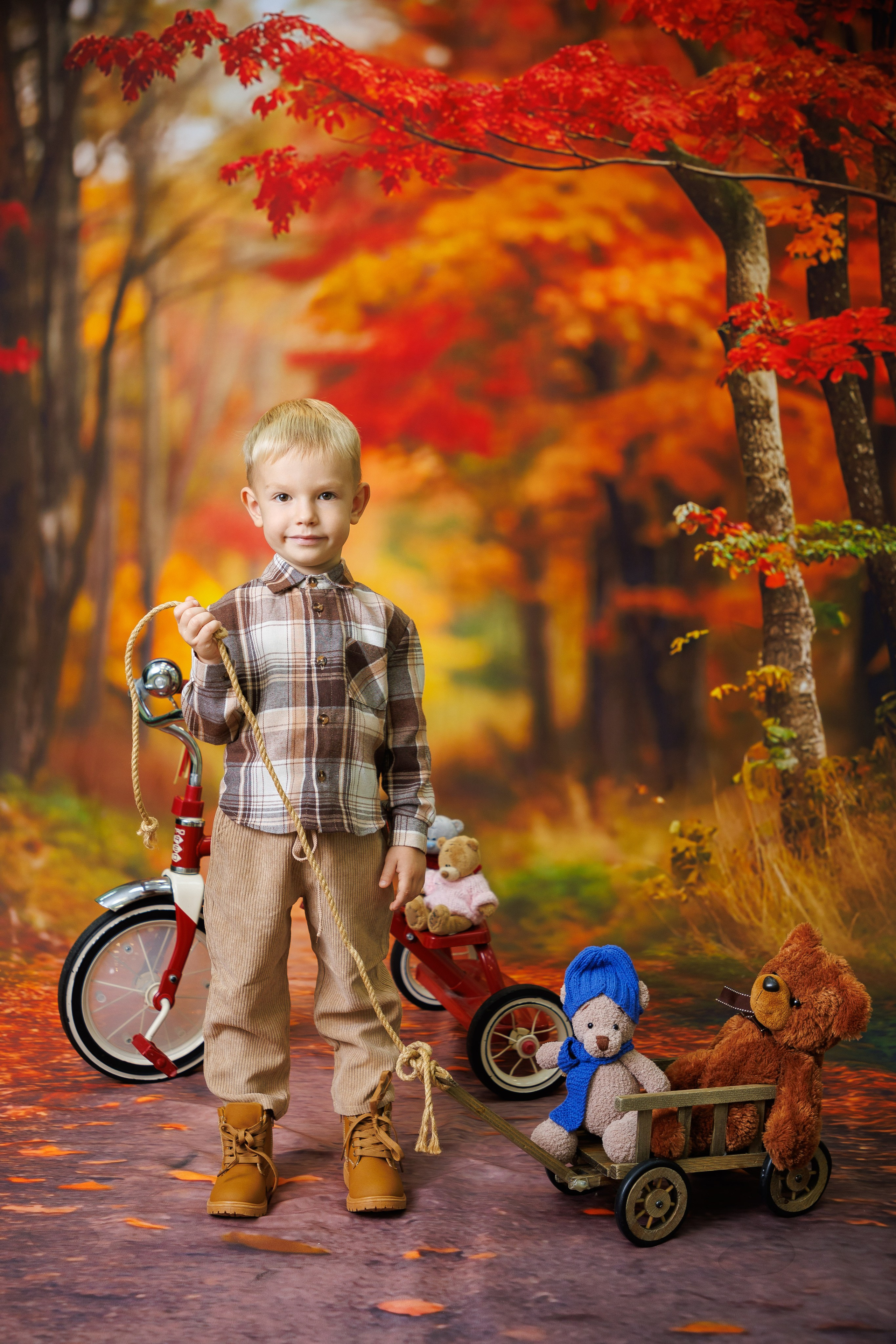 Велосипед. Детская фотостудия Москва