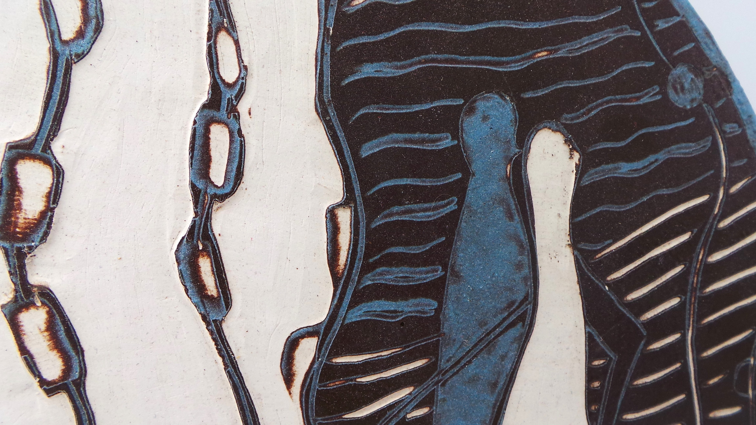 Встреча. Панно. Керамика с историей. Елена Рогалёва