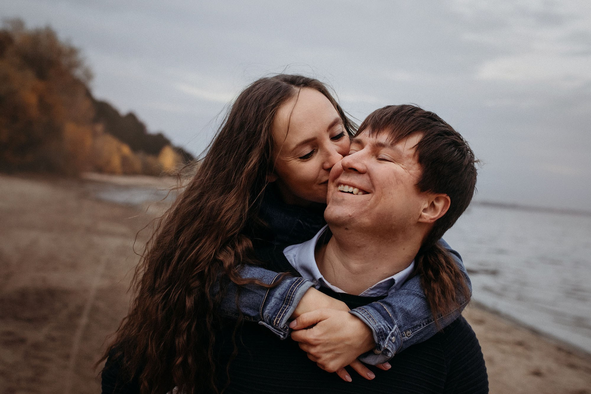 Наталья, Илья и фоксы. Фотограф Наталья Потапова