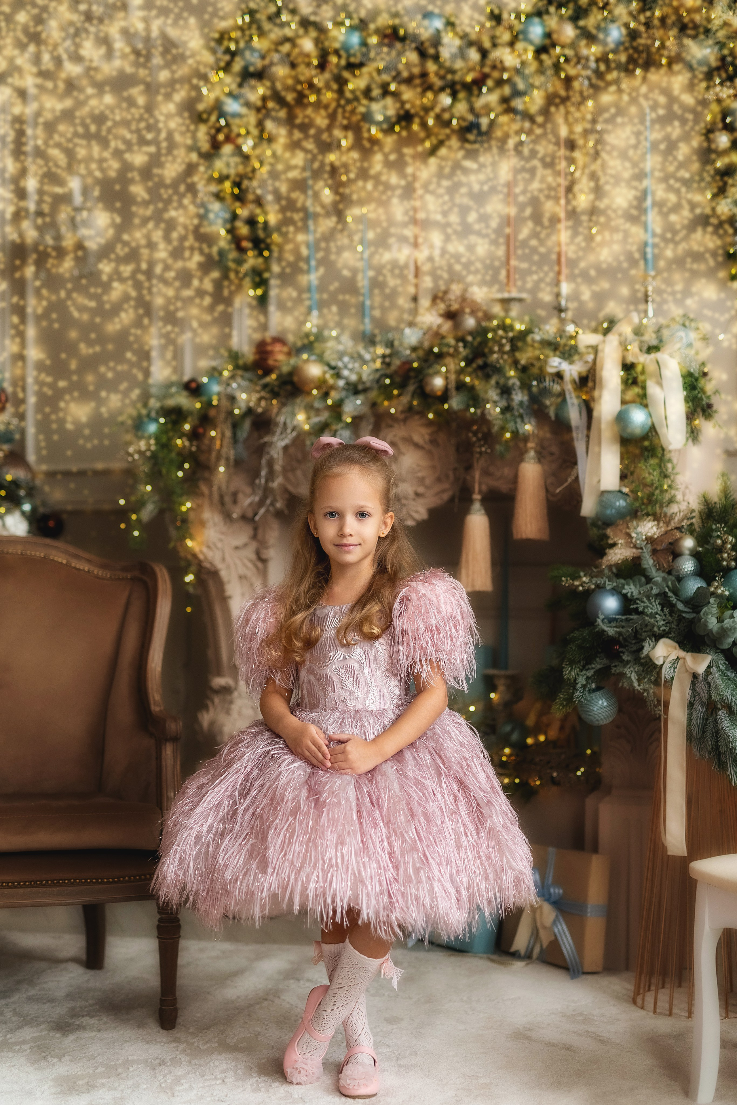 Новогодняя семейная фотосессия. Семейный, детский фотограф в Воронеже Анна Никитина