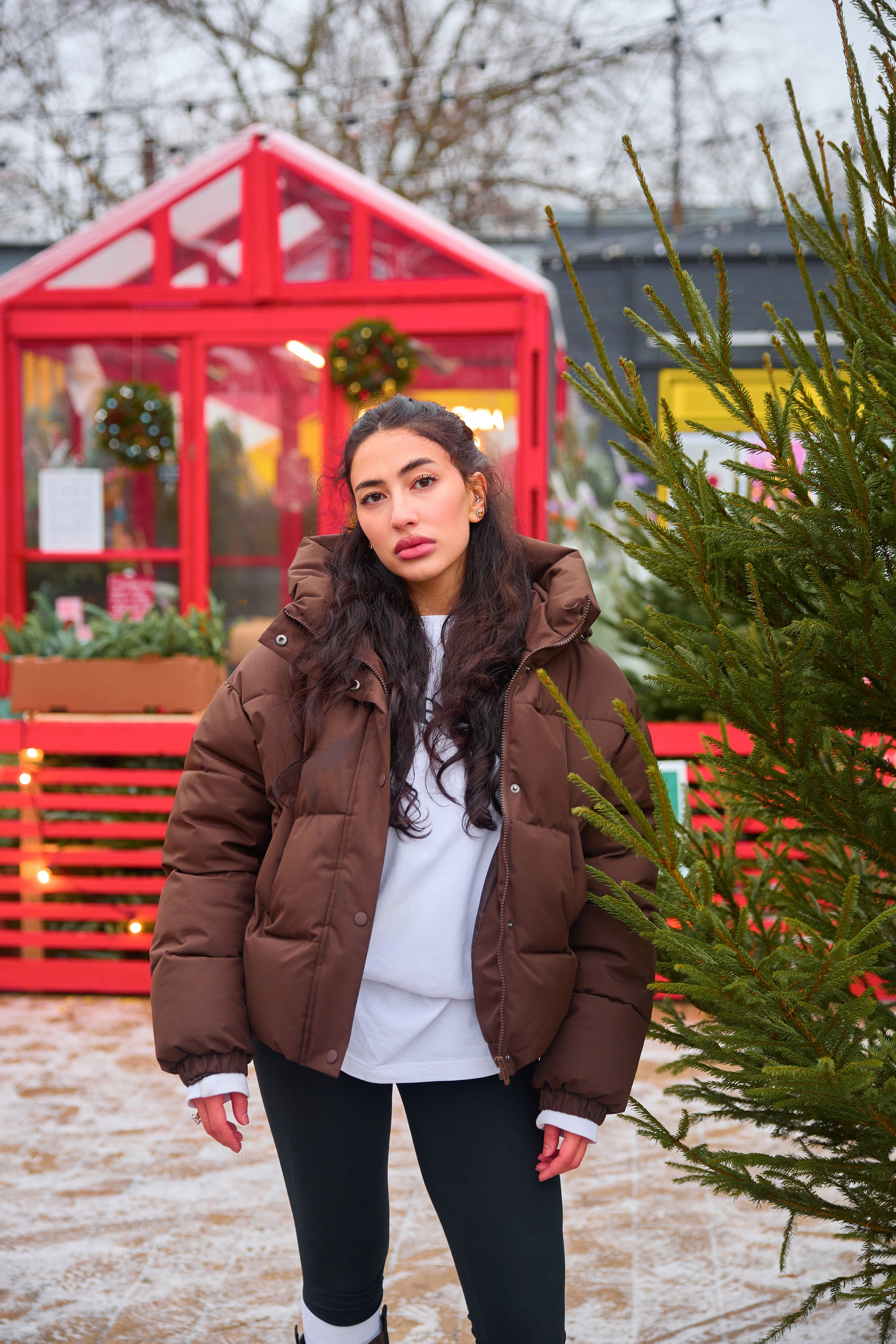 Зимняя уличная фотоессия. Фотограф Москва Карпова Евгения