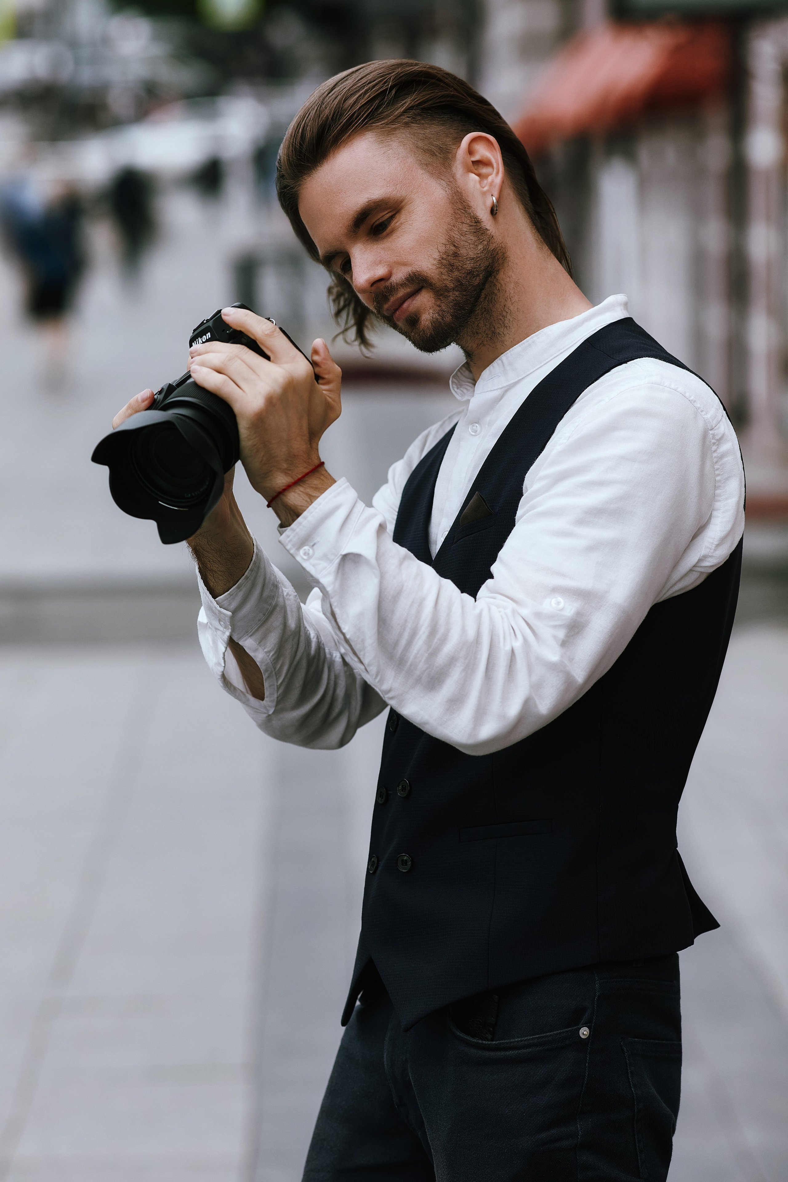 Уличная фотосессия для фотографа во Владивостоке