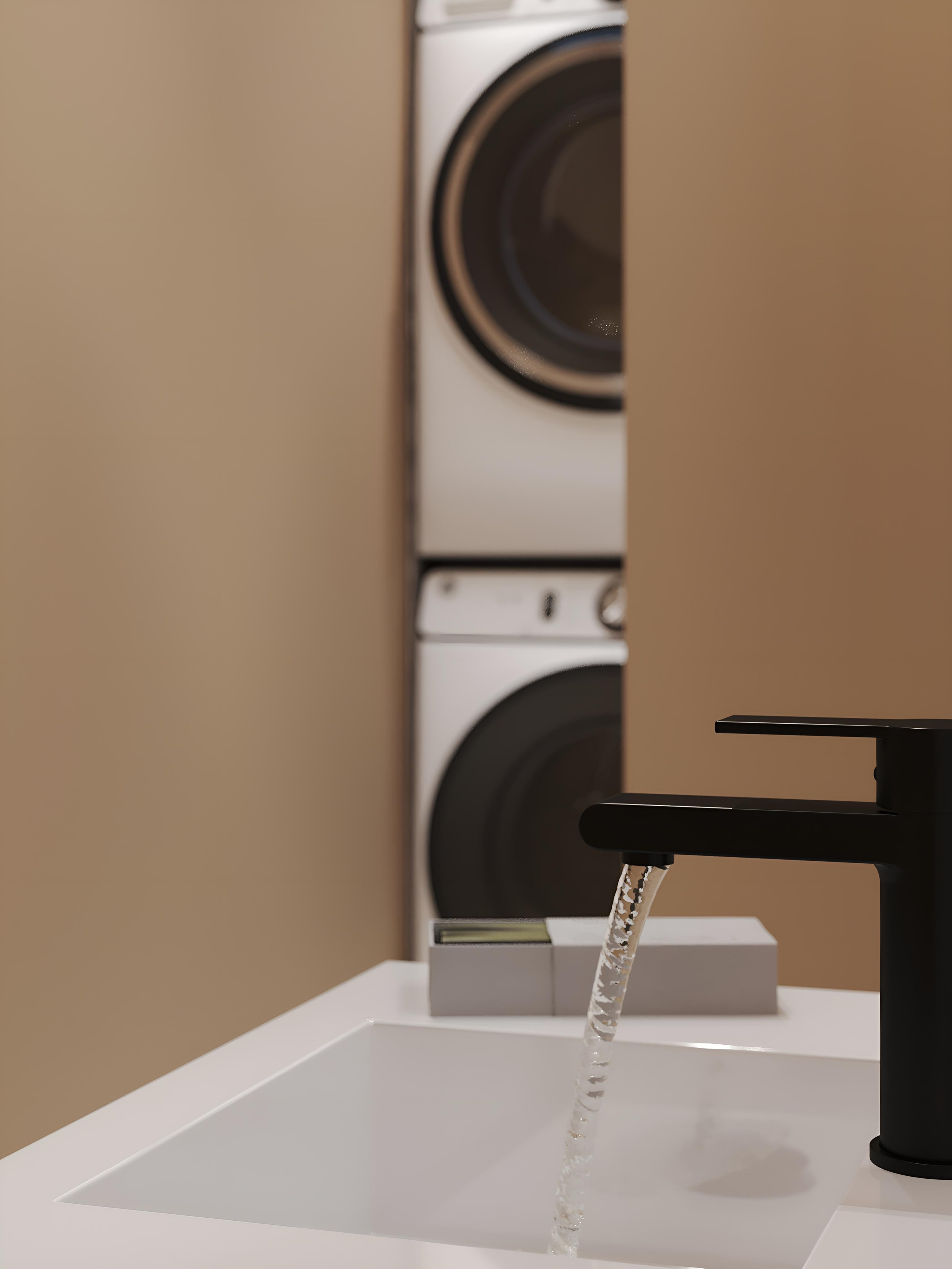 Сан.узел+постирочная. 3D Визуализация интерьеров жилых и коммерческих помещений