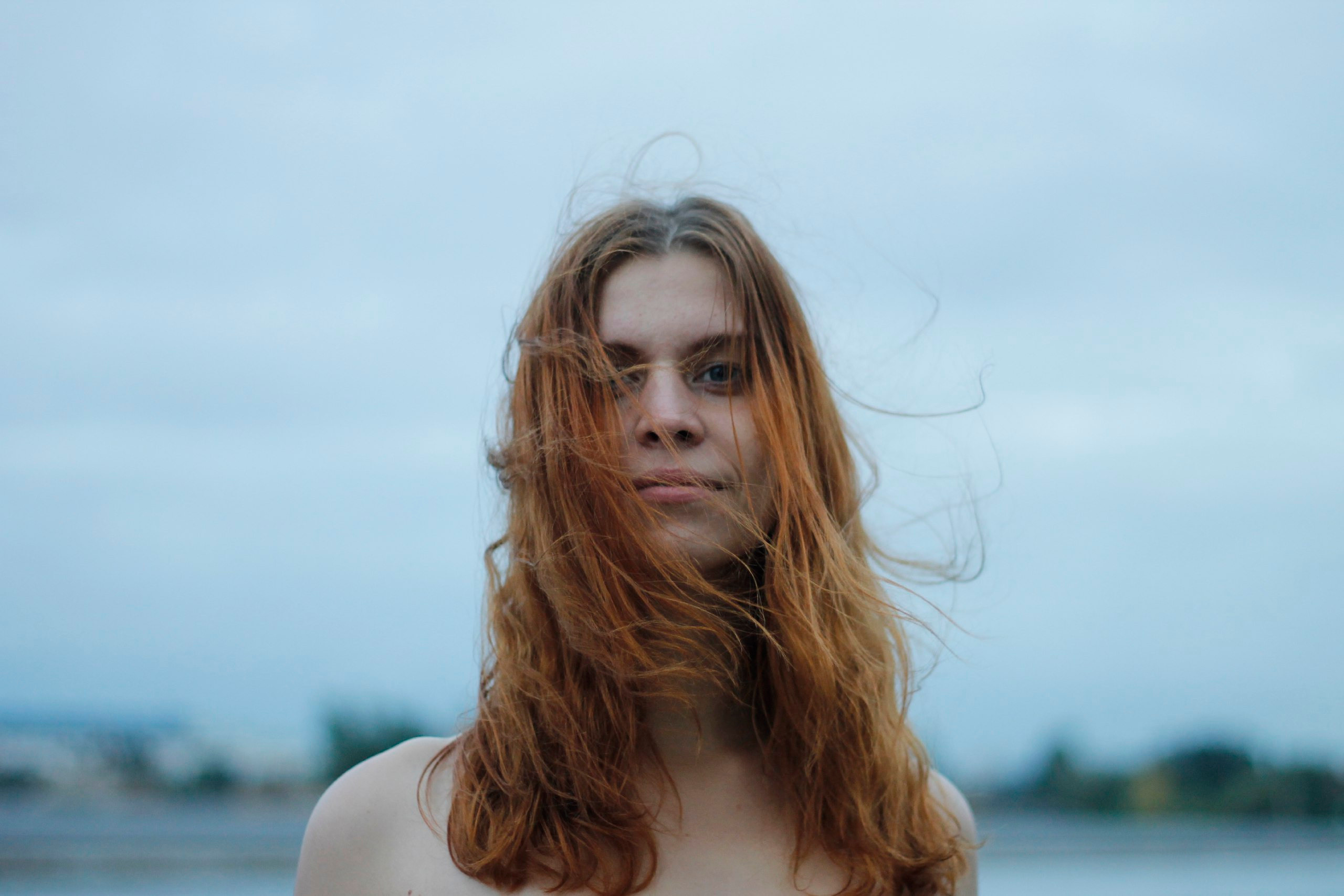 Photo of woman watching into your soul