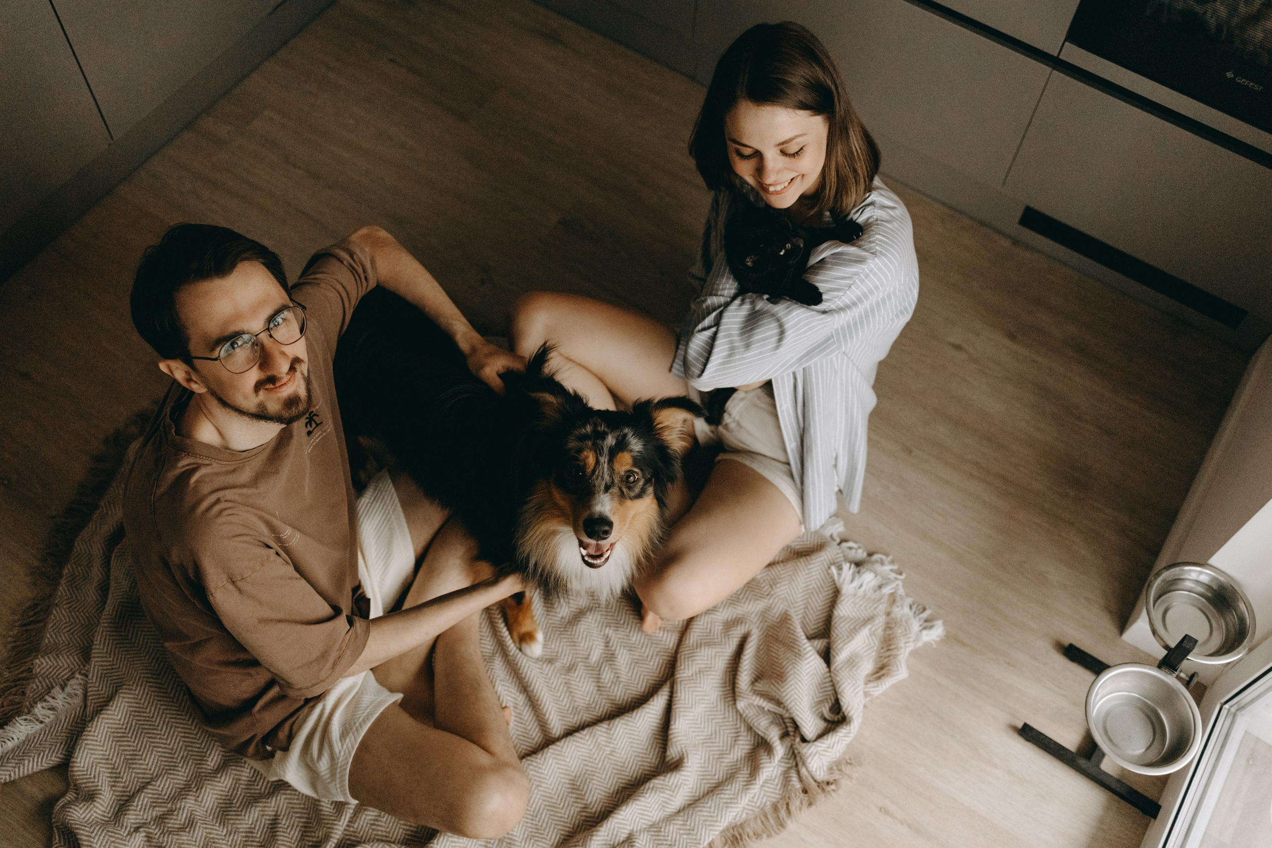 Настя, Никита и их Гром и Мяу. Фотограф — Анималист | Санкт-Петербург