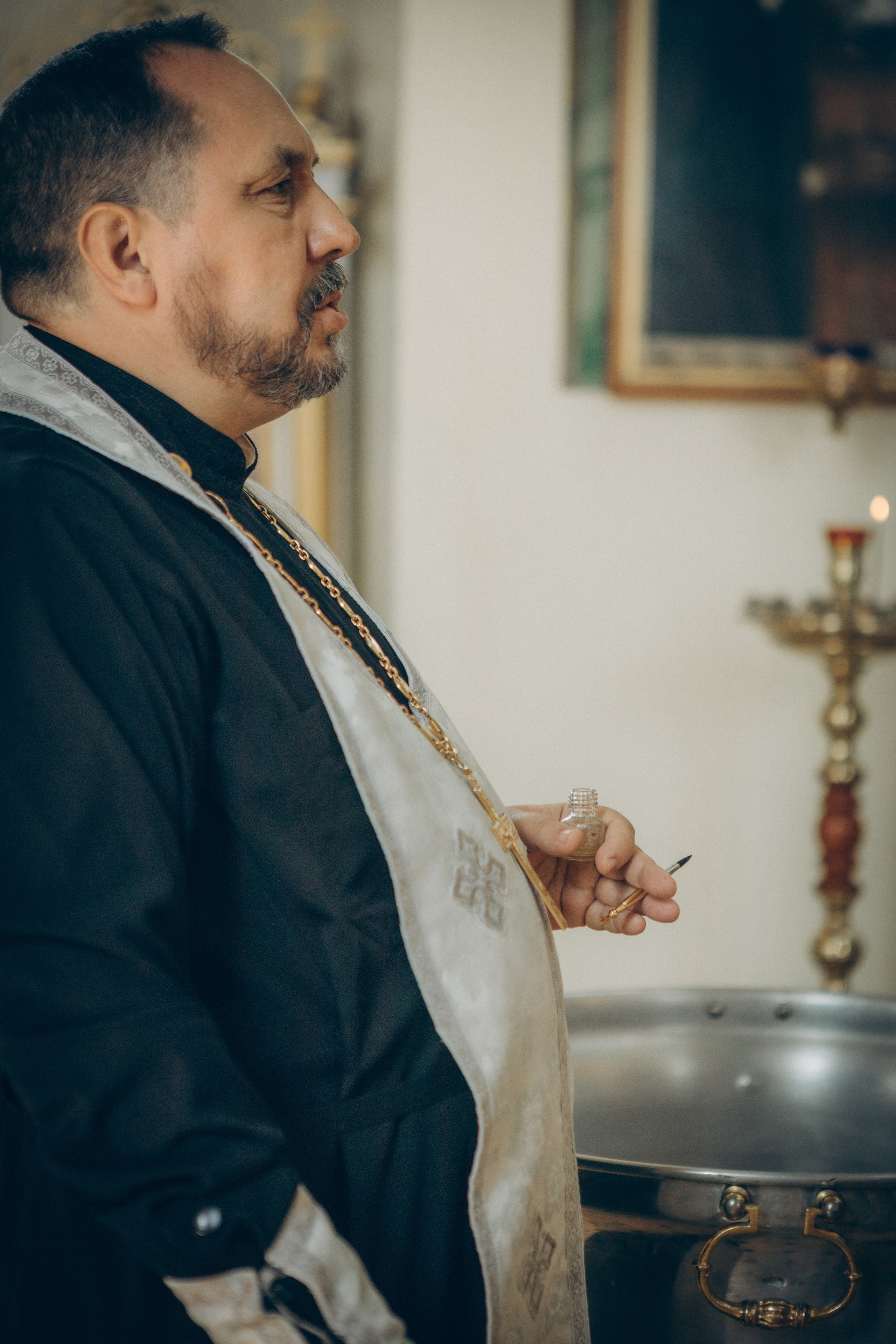 Крещение Тимофея. Семейный фотограф и фотограф на роды в Ростове-на-Дону Мухина Виктория