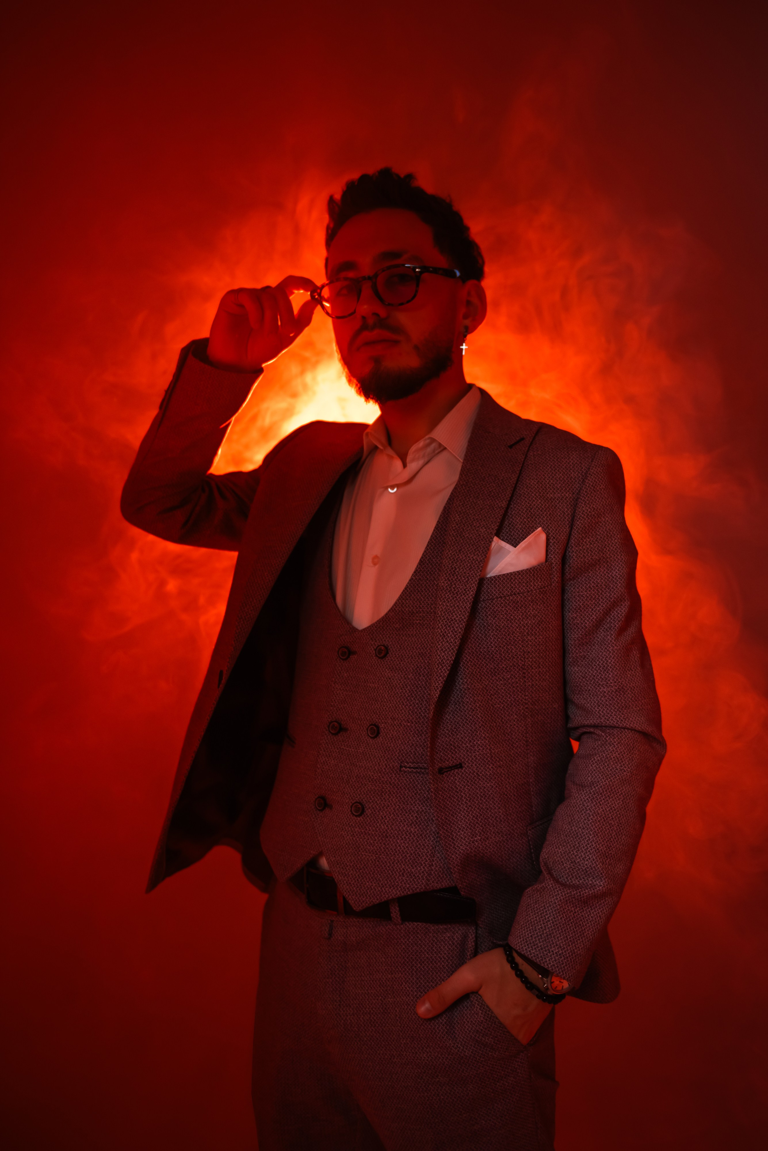 Студийная фотосессия с цветным светом. Фотограф в Новосибирске Юлия Туманова