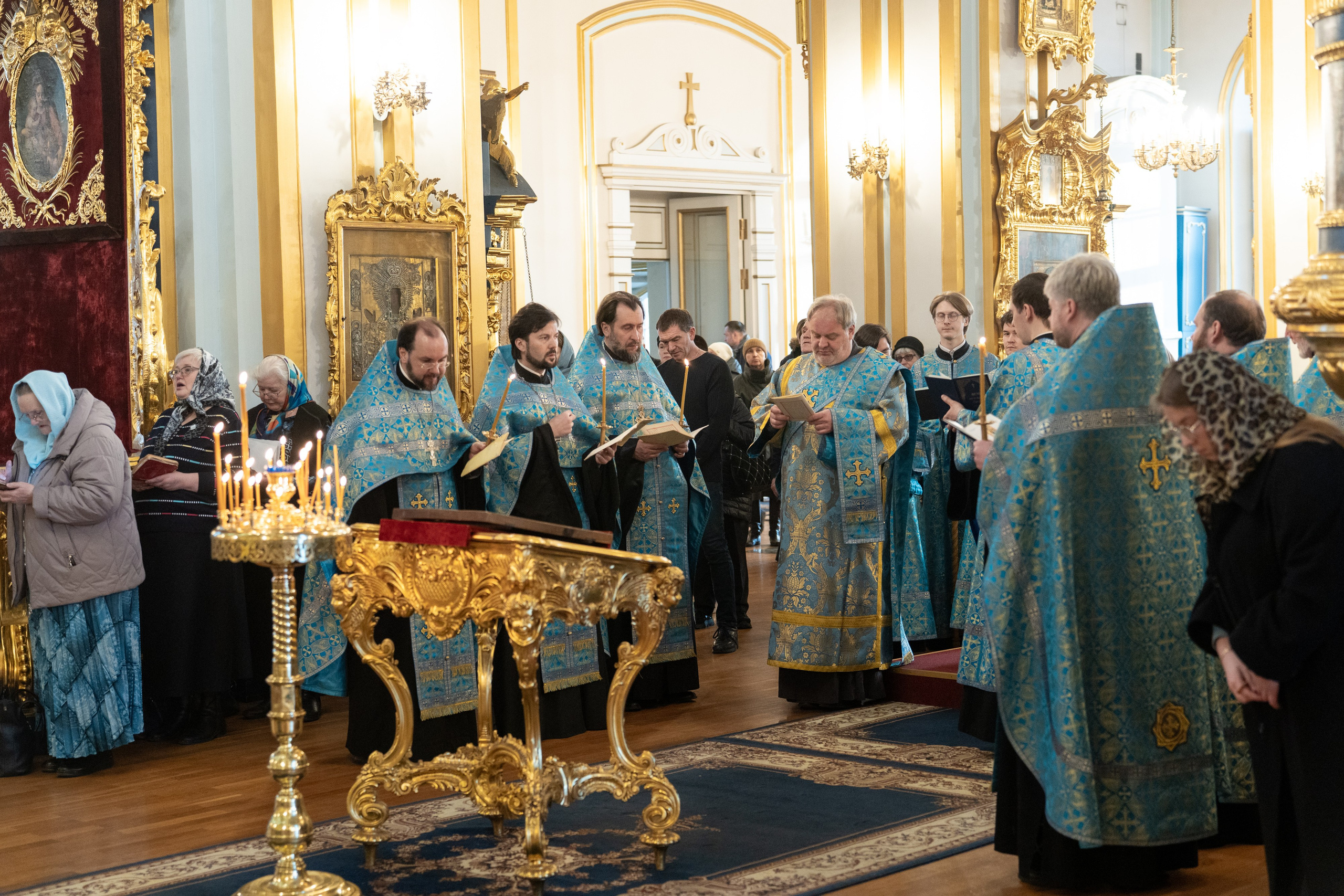 Утреня с акафистом Пресвятой Богородице. НИКОЛО-БОГОЯВЛЕНСКИЙ МОРСКОЙ СОБОР