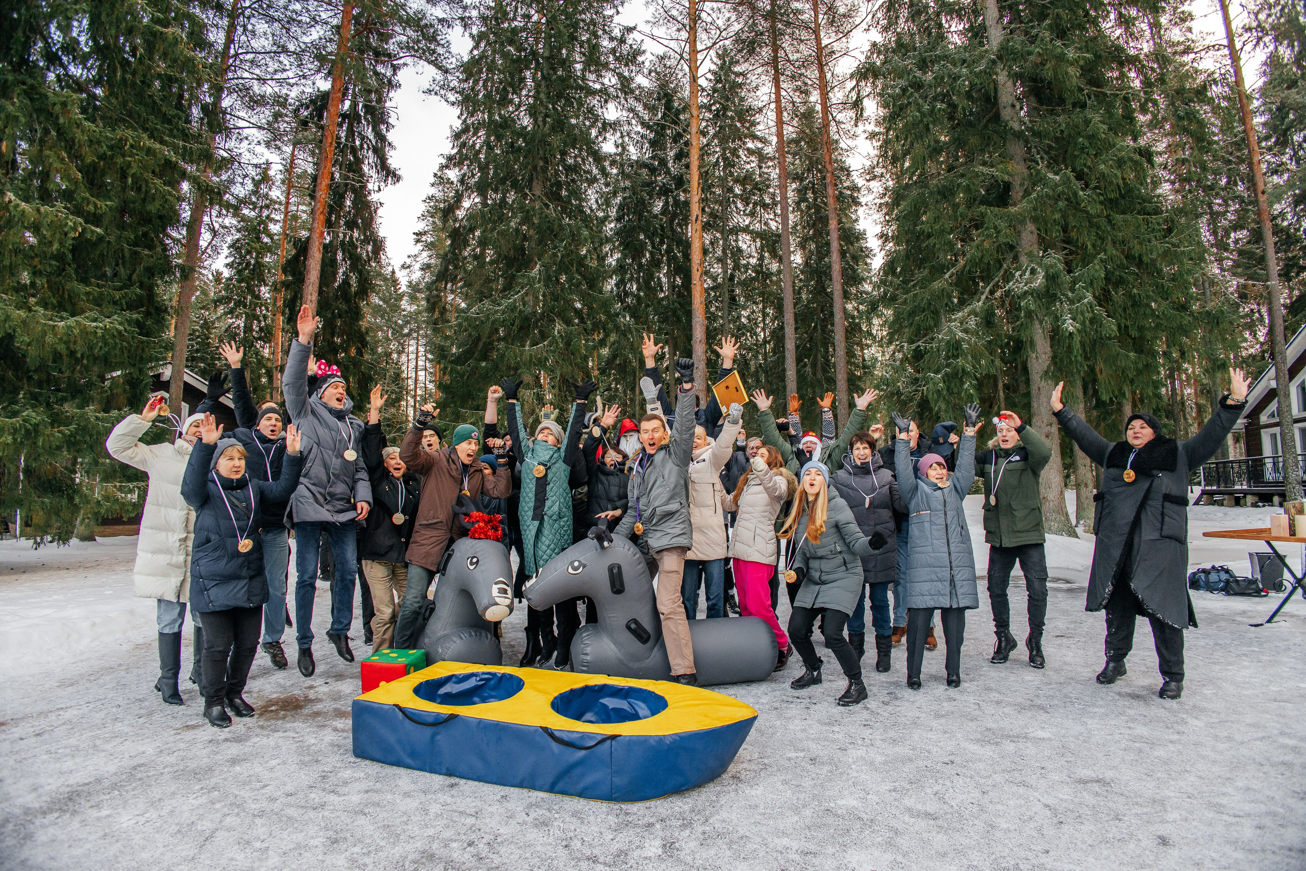 Зимний корпоратив в Царство Королевство. Фотограф в Санкт-Петербурге Виктория Безверхая