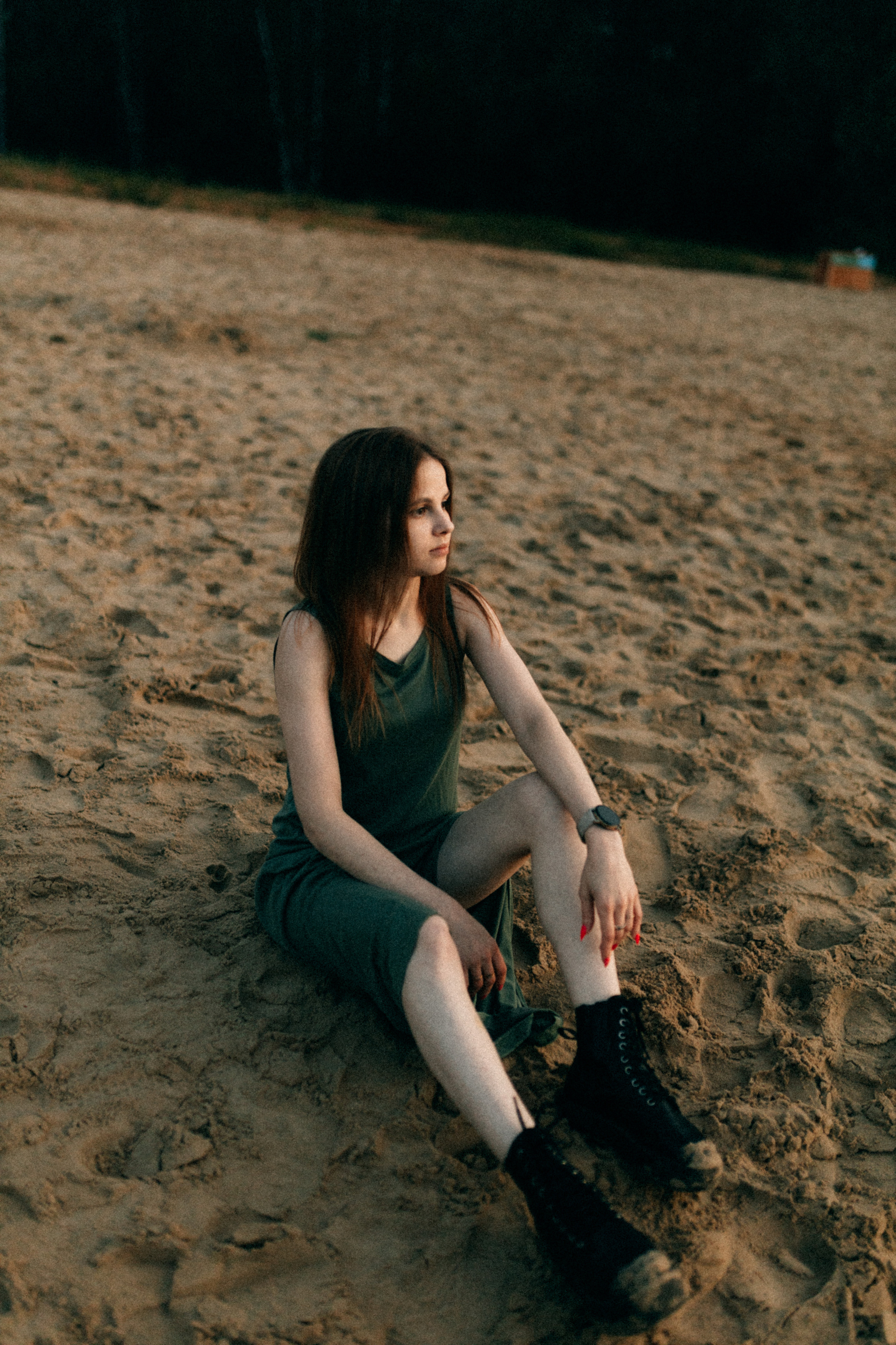 Аня. Съёмка на пляже. Фотограф НОГИНСК, Москва, Анастасия Белая