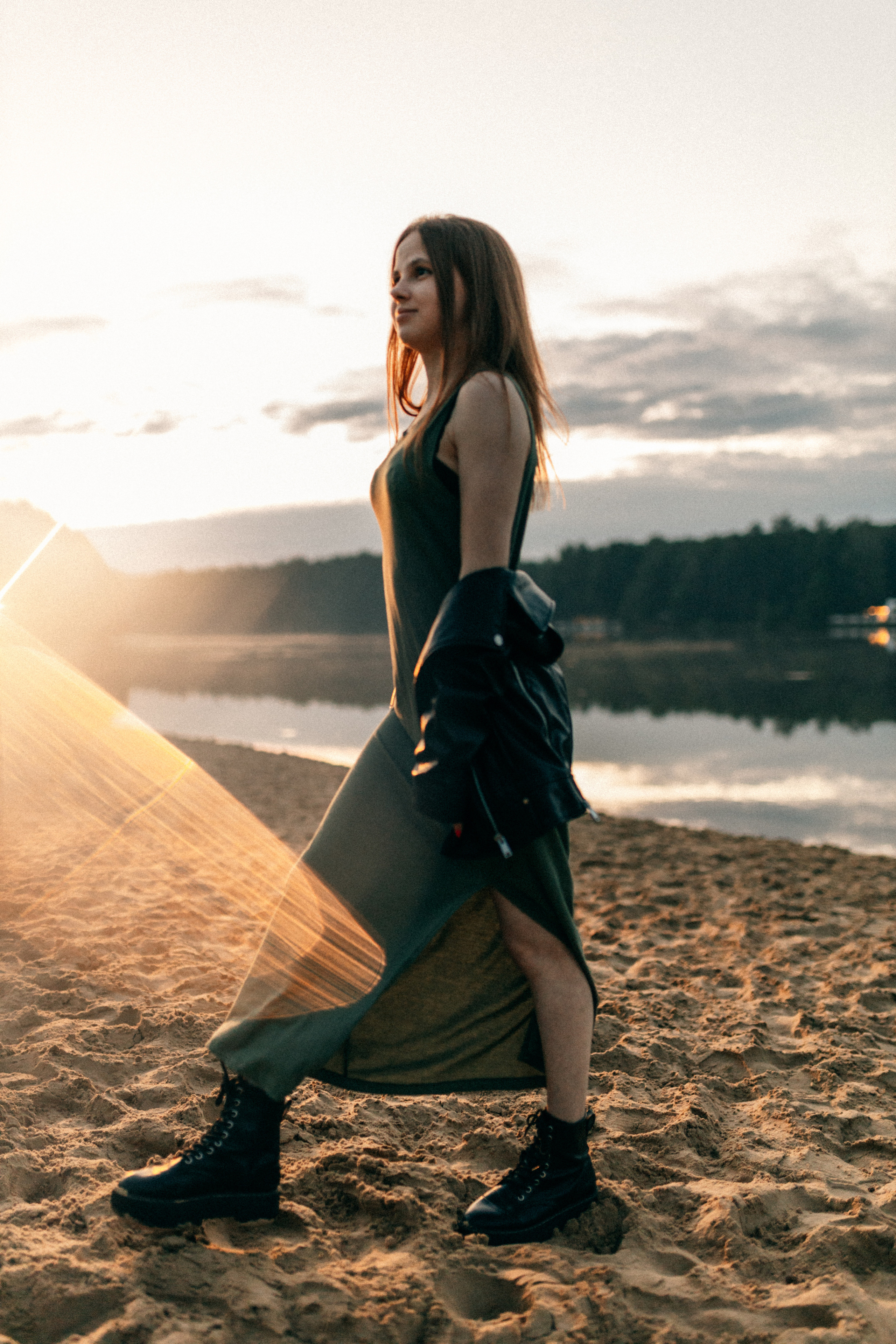 Аня. Съёмка на пляже. Фотограф НОГИНСК, Москва, Анастасия Белая