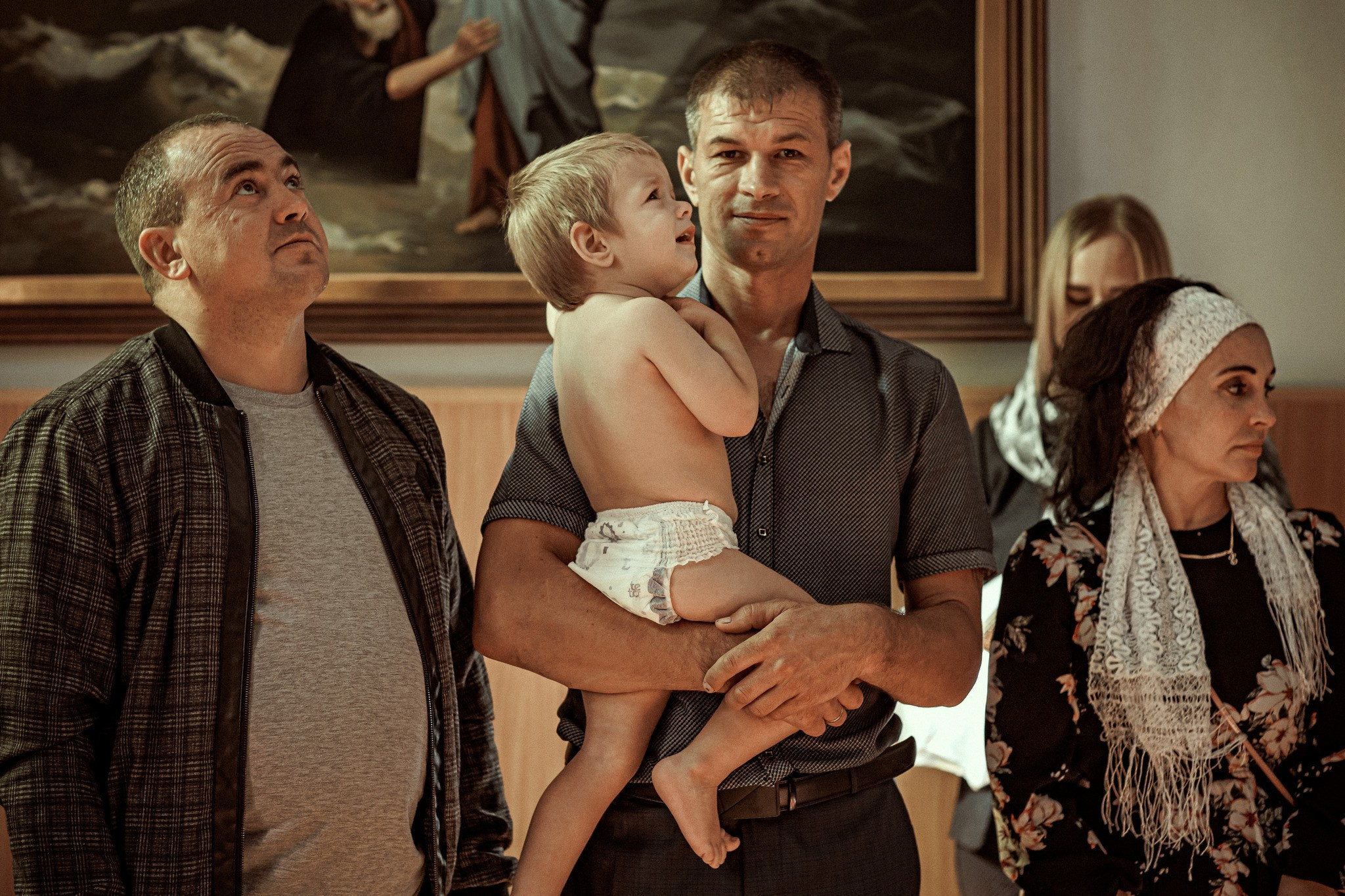 Таинство Крещения Егора. Храм п.Ахтырского. Детский семейный фотограф в Абинске