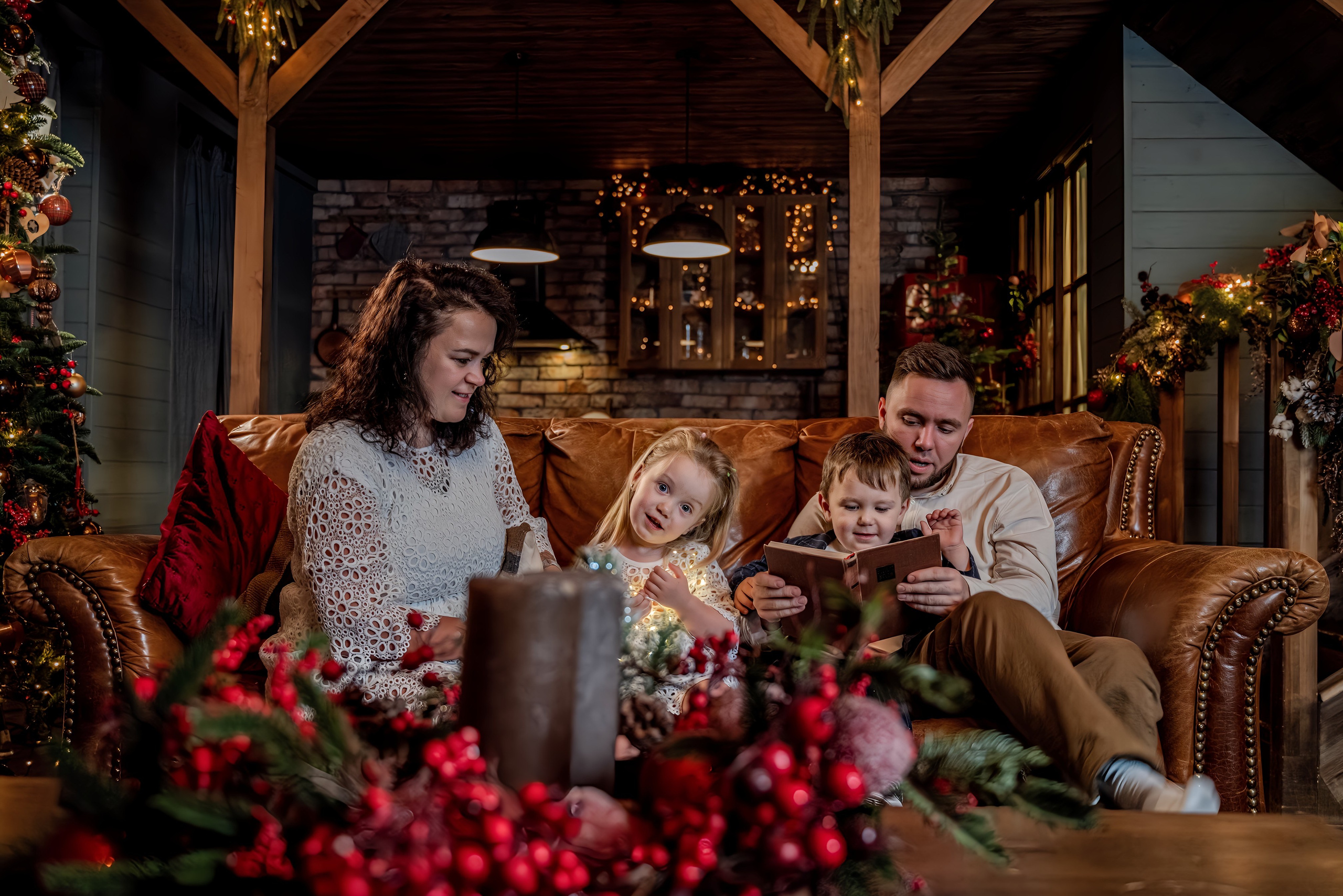 Семейный вечер в Шале. Семейный и детский фотограф Москва