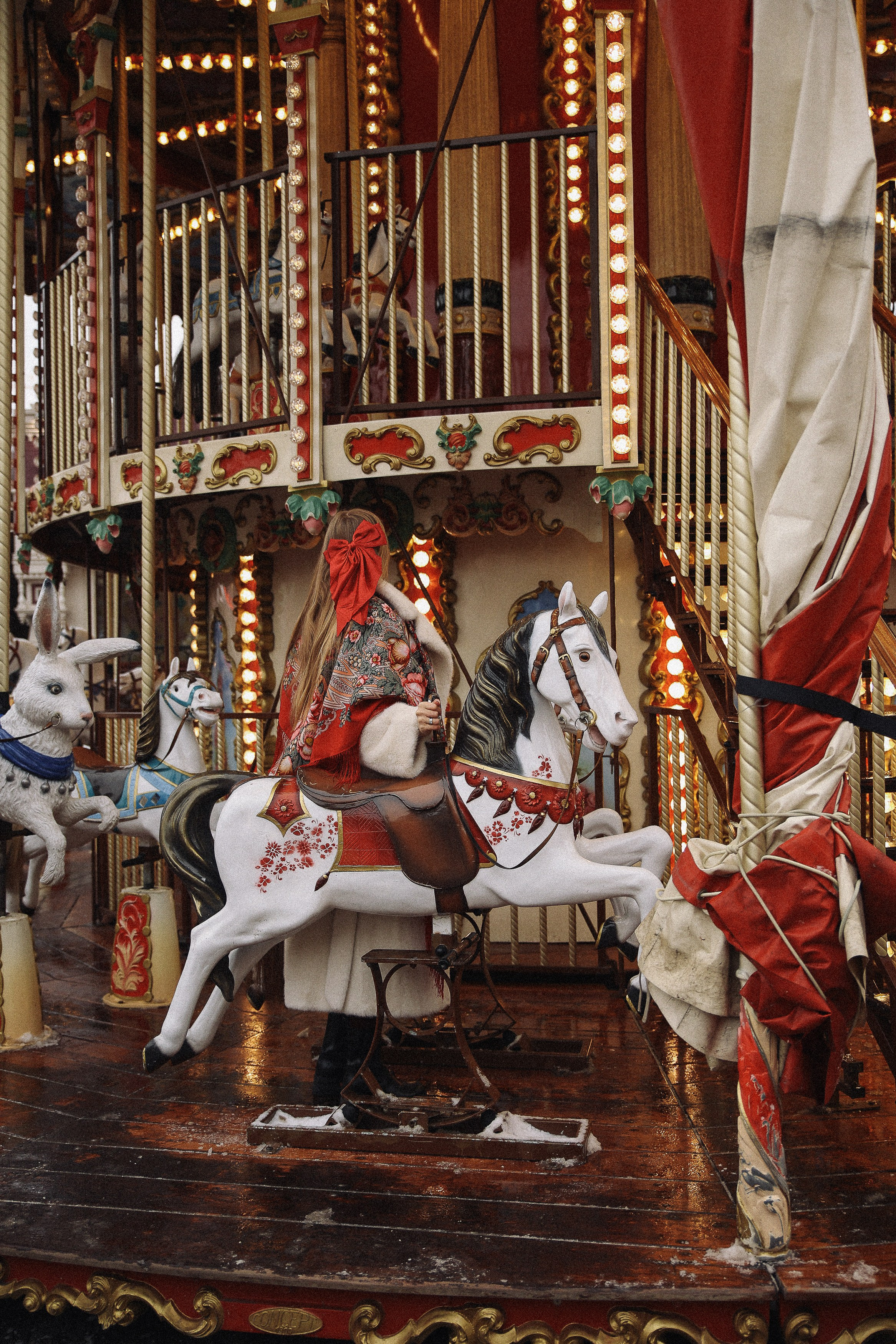 Новогодняя фотосессия на Гум Ярмарке. Фотограф Владимир Москва