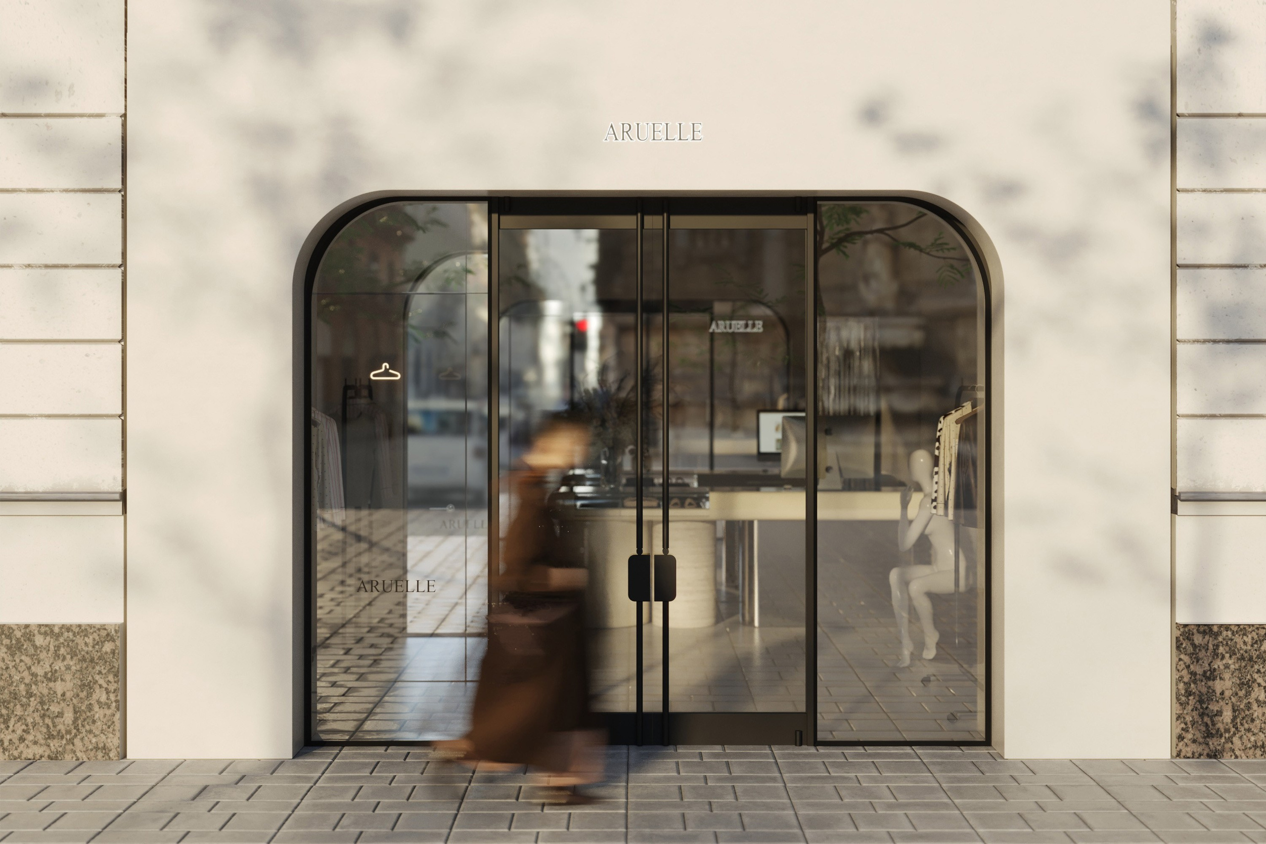 Дизайн-проект интерьера магазина Aruelle