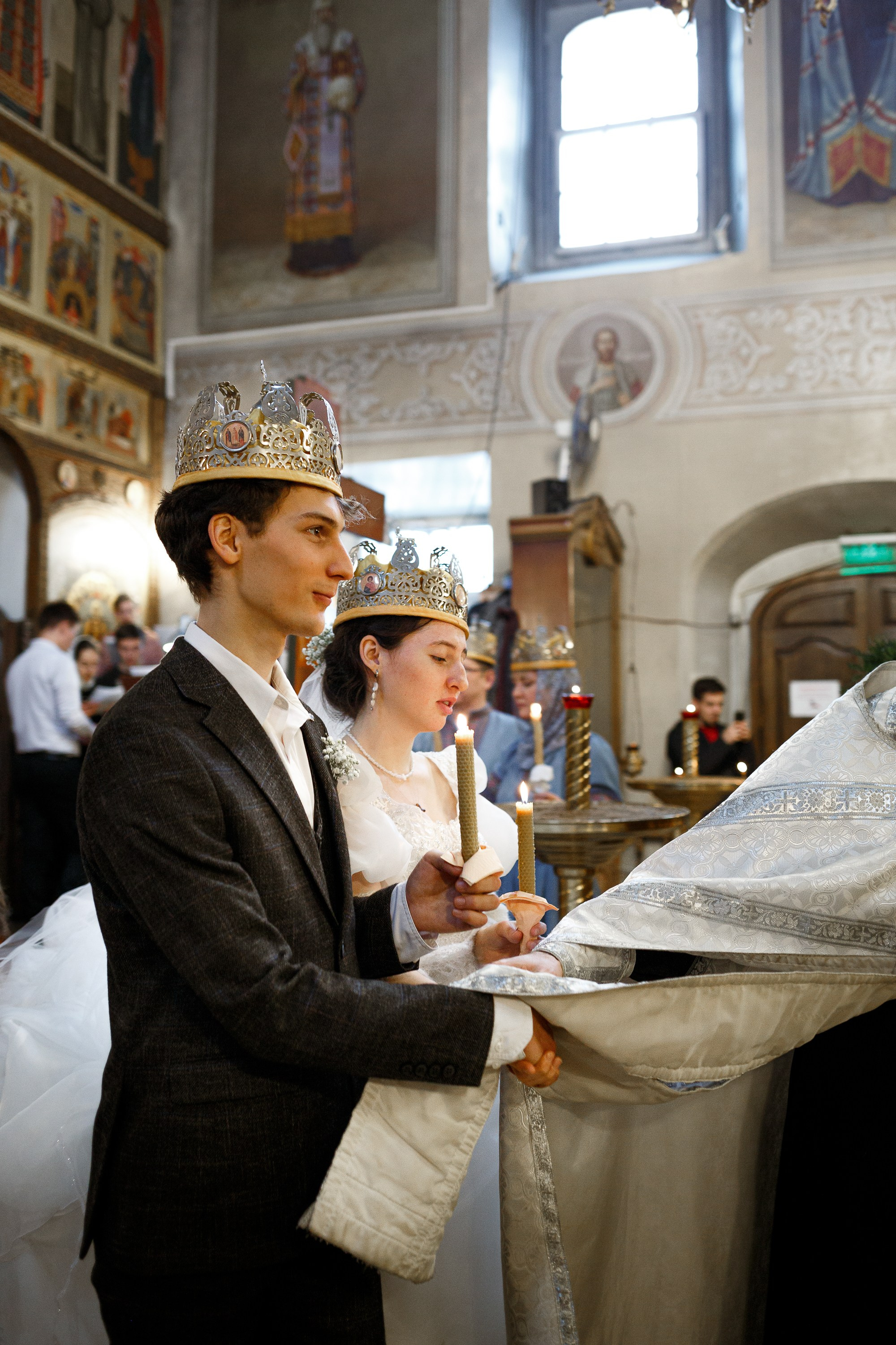 Венчание в храме Космы и Дамиана в Шубине