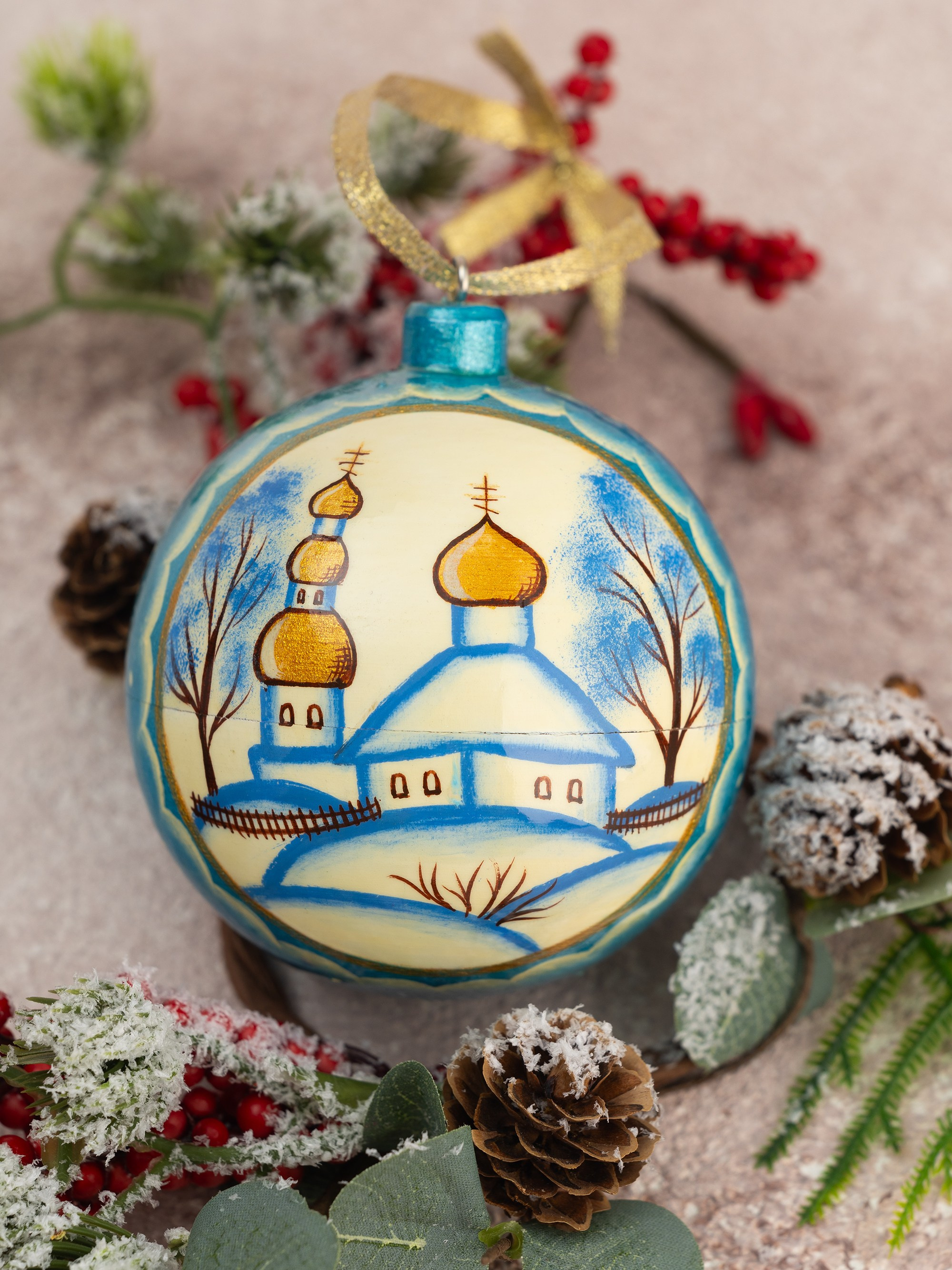 Новогодние шары. Фотостудия T-CUBE