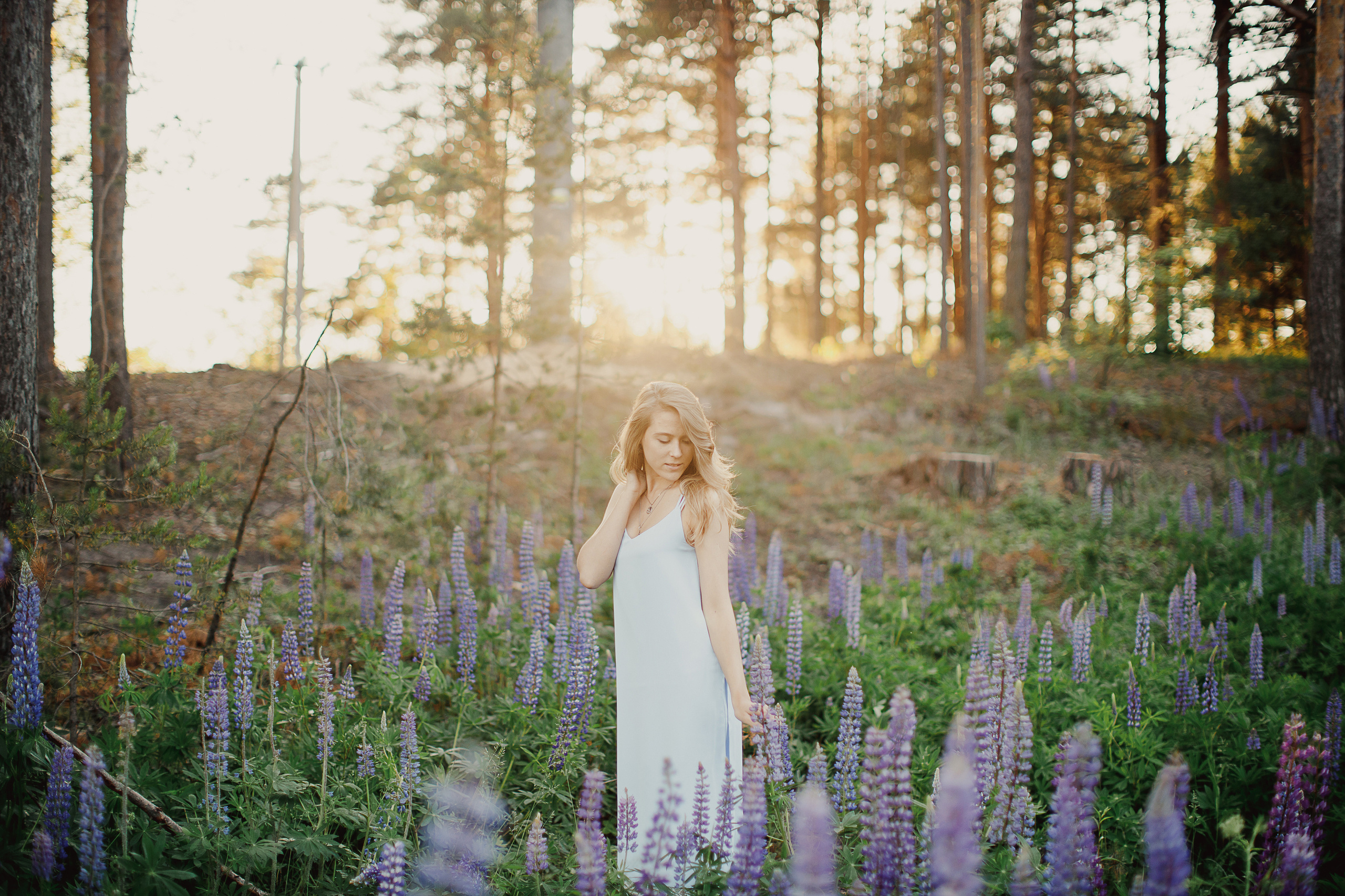Настя. Прогулка в лесу. Свадебный и семейный фотограф Ольга Сморжанюк