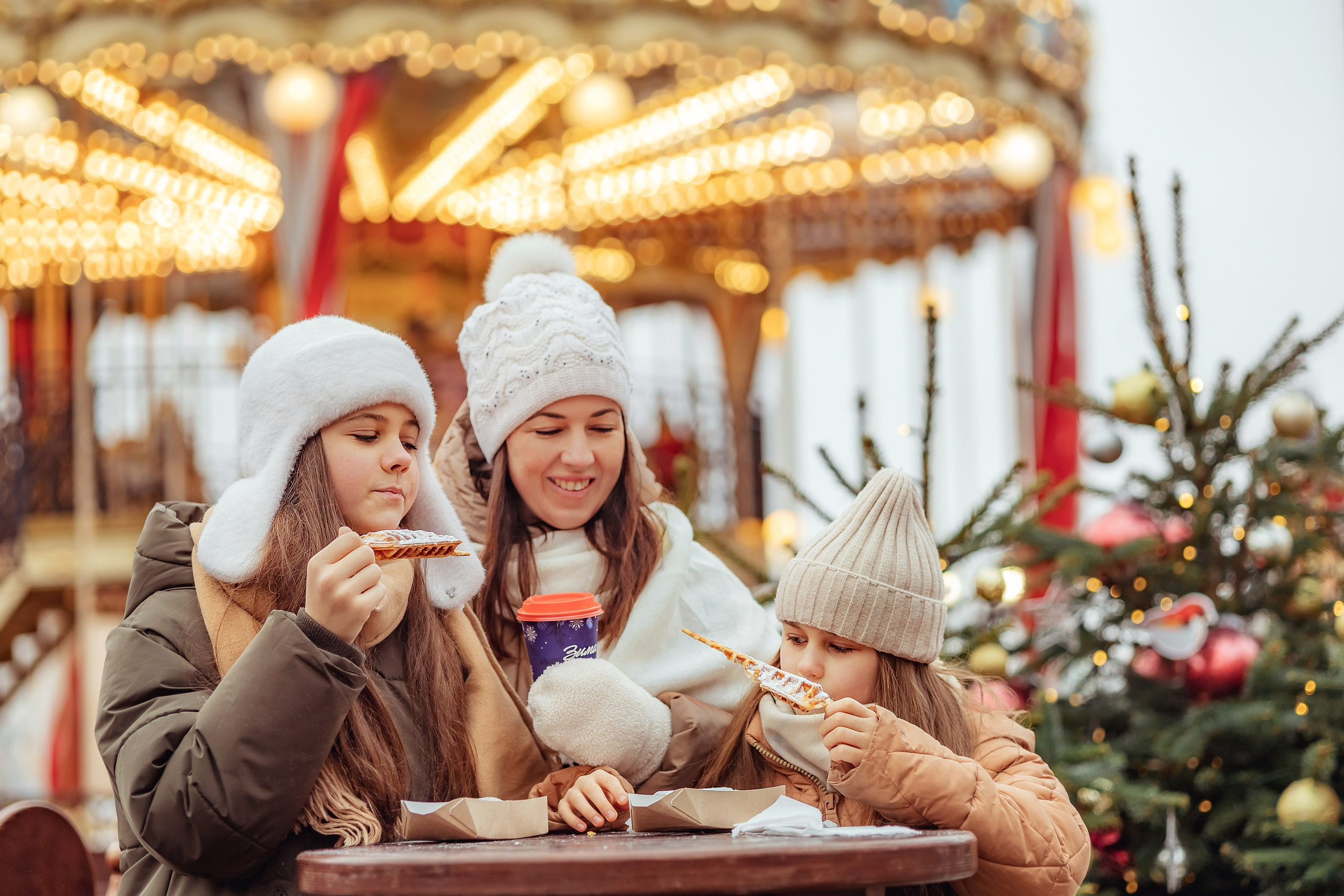 Москва новогодняя. Семейный и детский фотограф в Москве Анна Чертополох