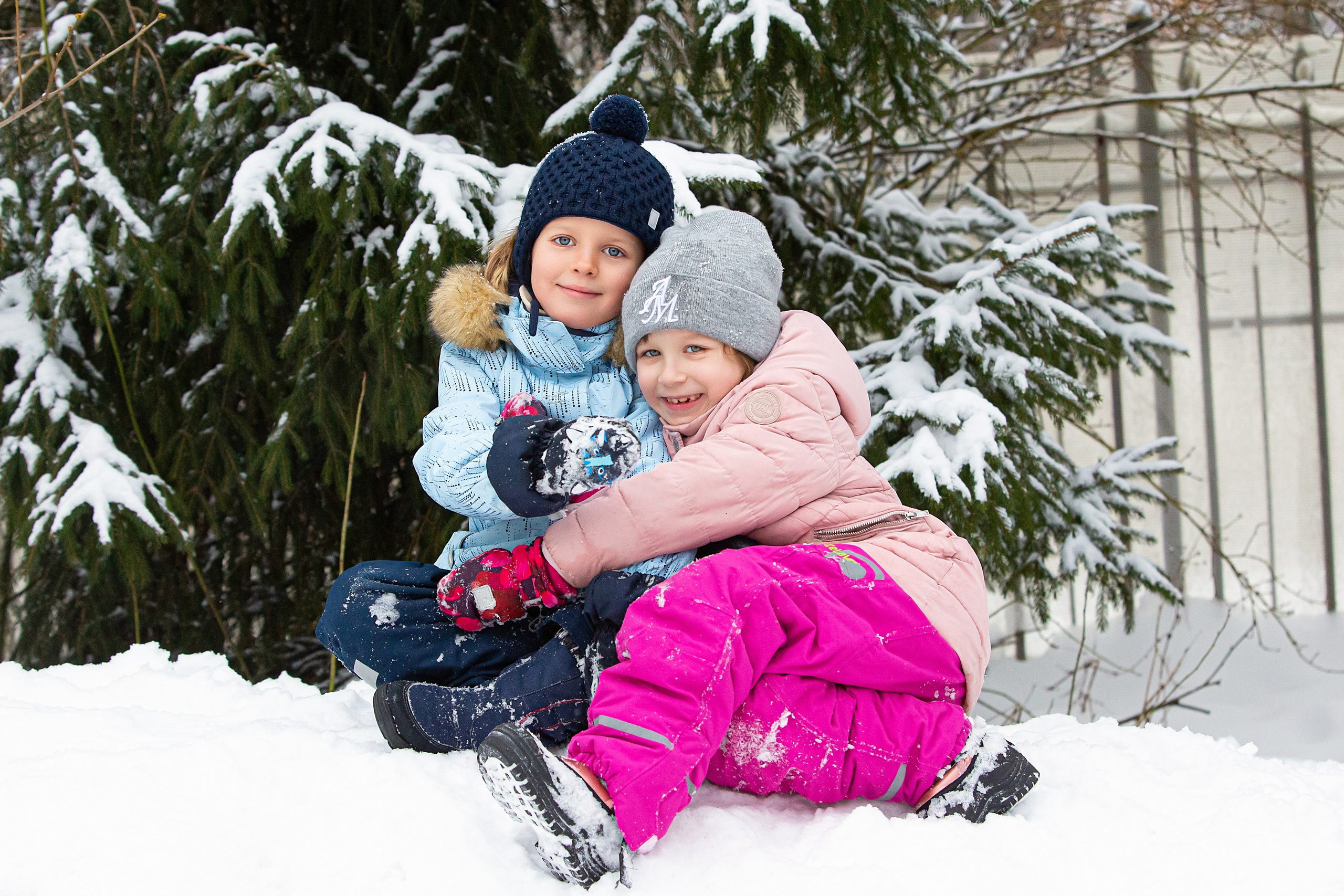 Зима в детском саду. Свадебный, семейный, детский фотограф в Санкт-Петербурге
