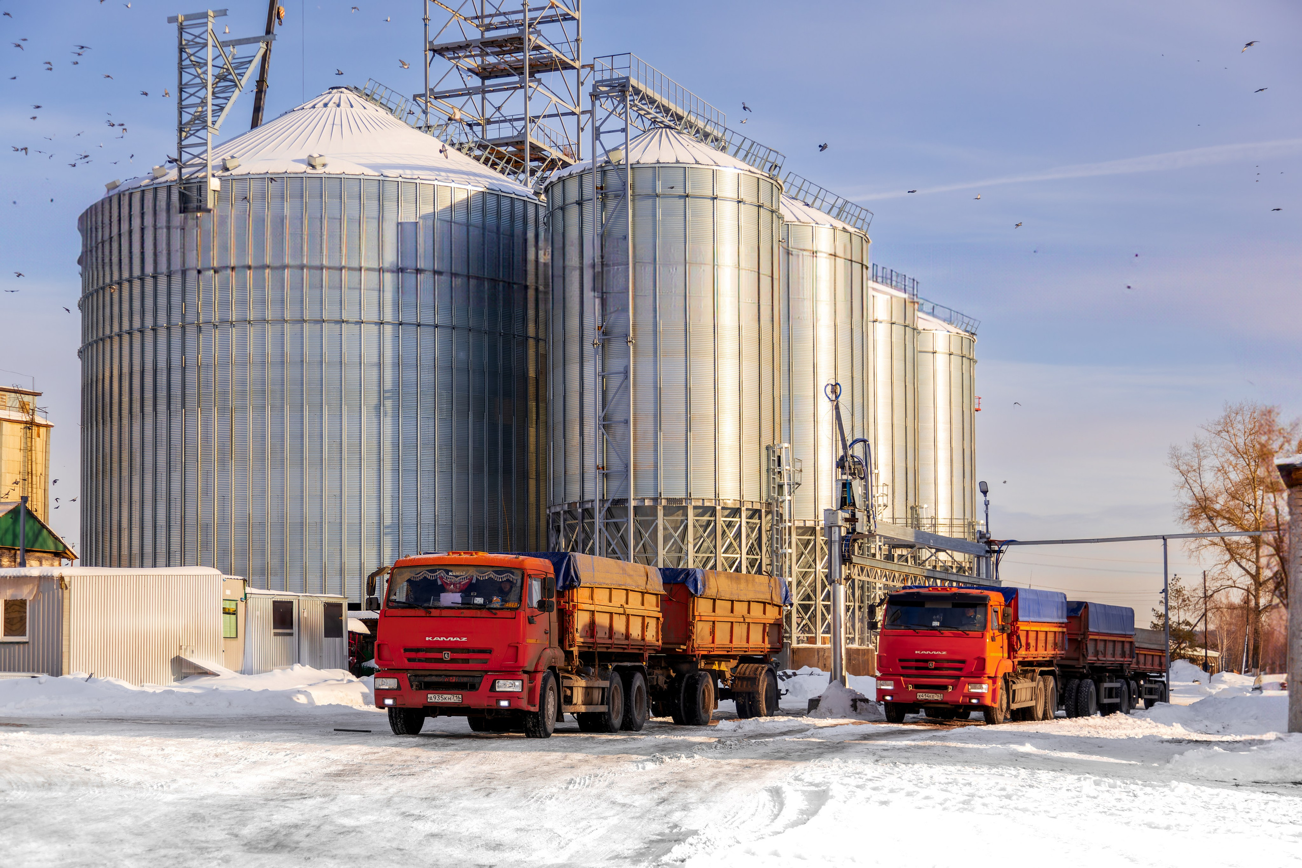 Деметра холдинг Димитровградский Элеватор Этапы строительства. Фотограф в Самаре Максим Тырин