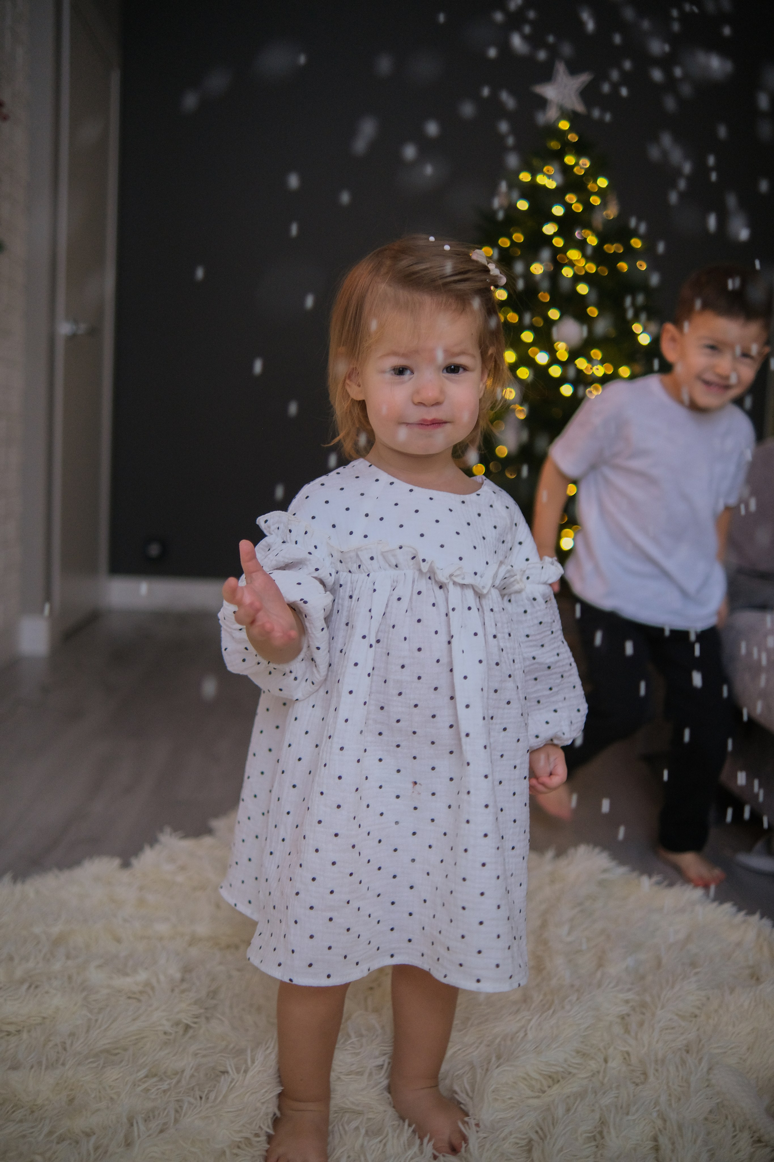 Новогодняя семейная история. Семейный детский ньюборн фотограф в Москве Марта Петрова