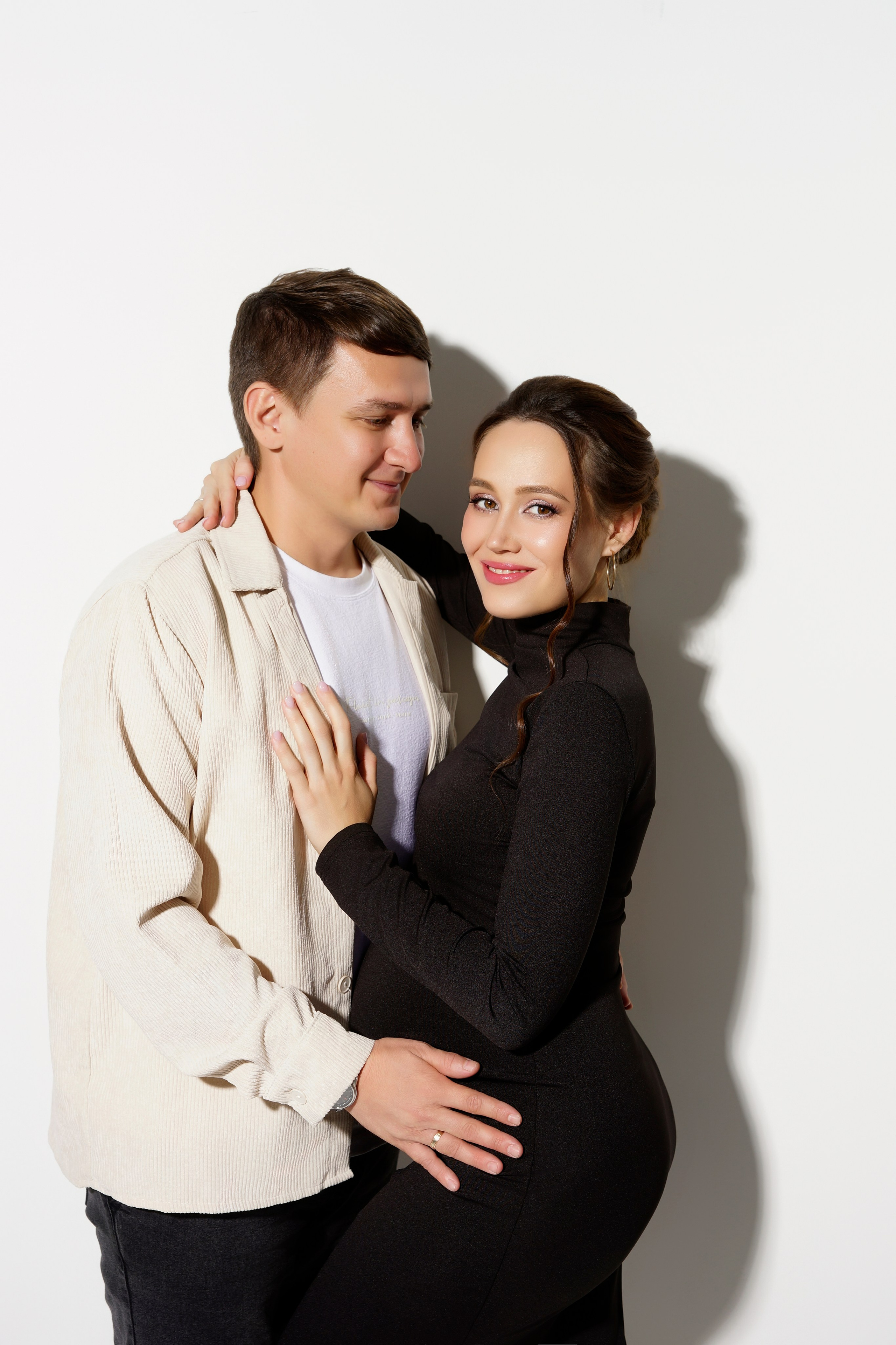 Съёмка беременности в моей фотостудии «НЕБО». Женский фотограф в Химках Алёна Ленёва