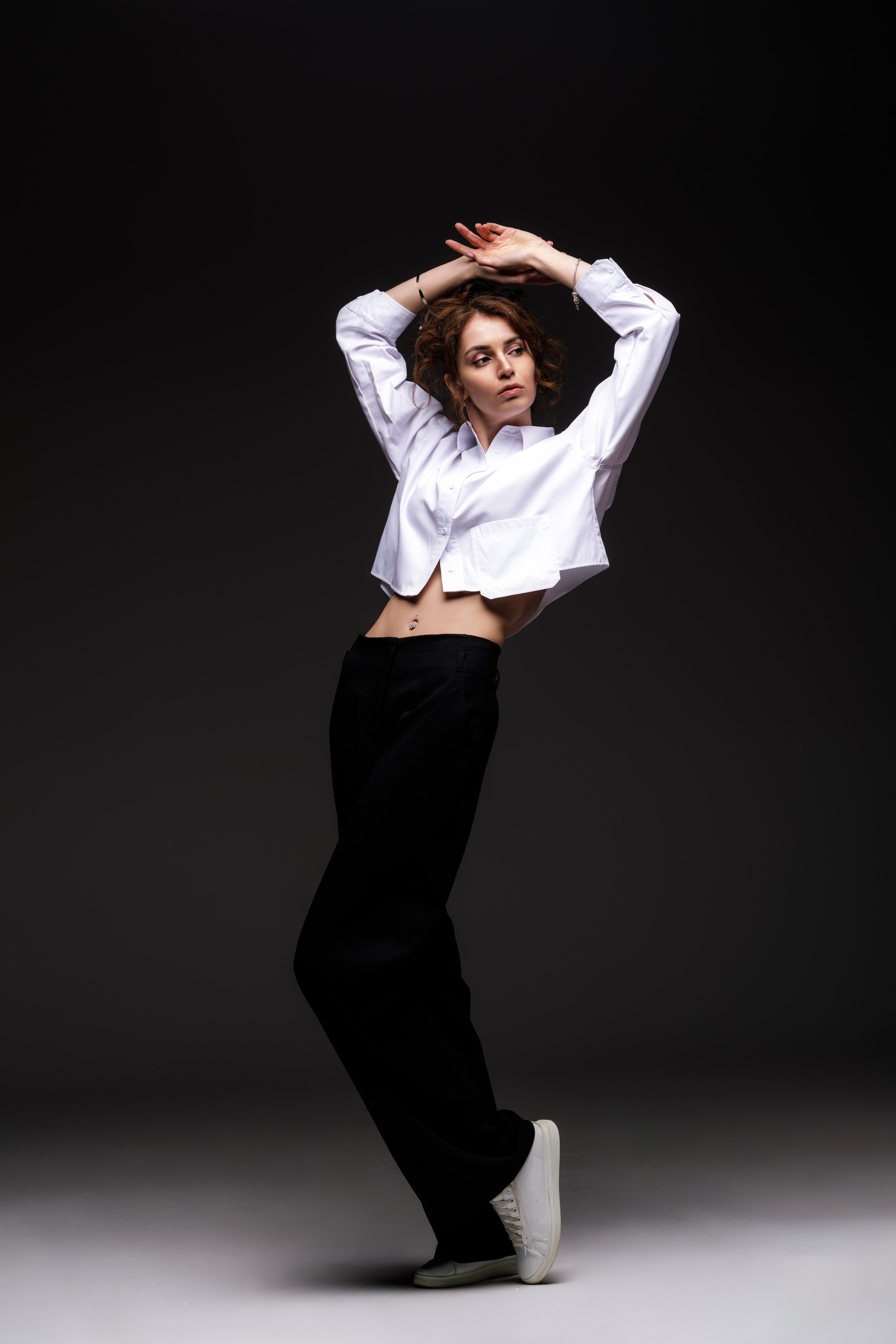 Съемка в студии на циклораме с Анастасией в формате для «себя»