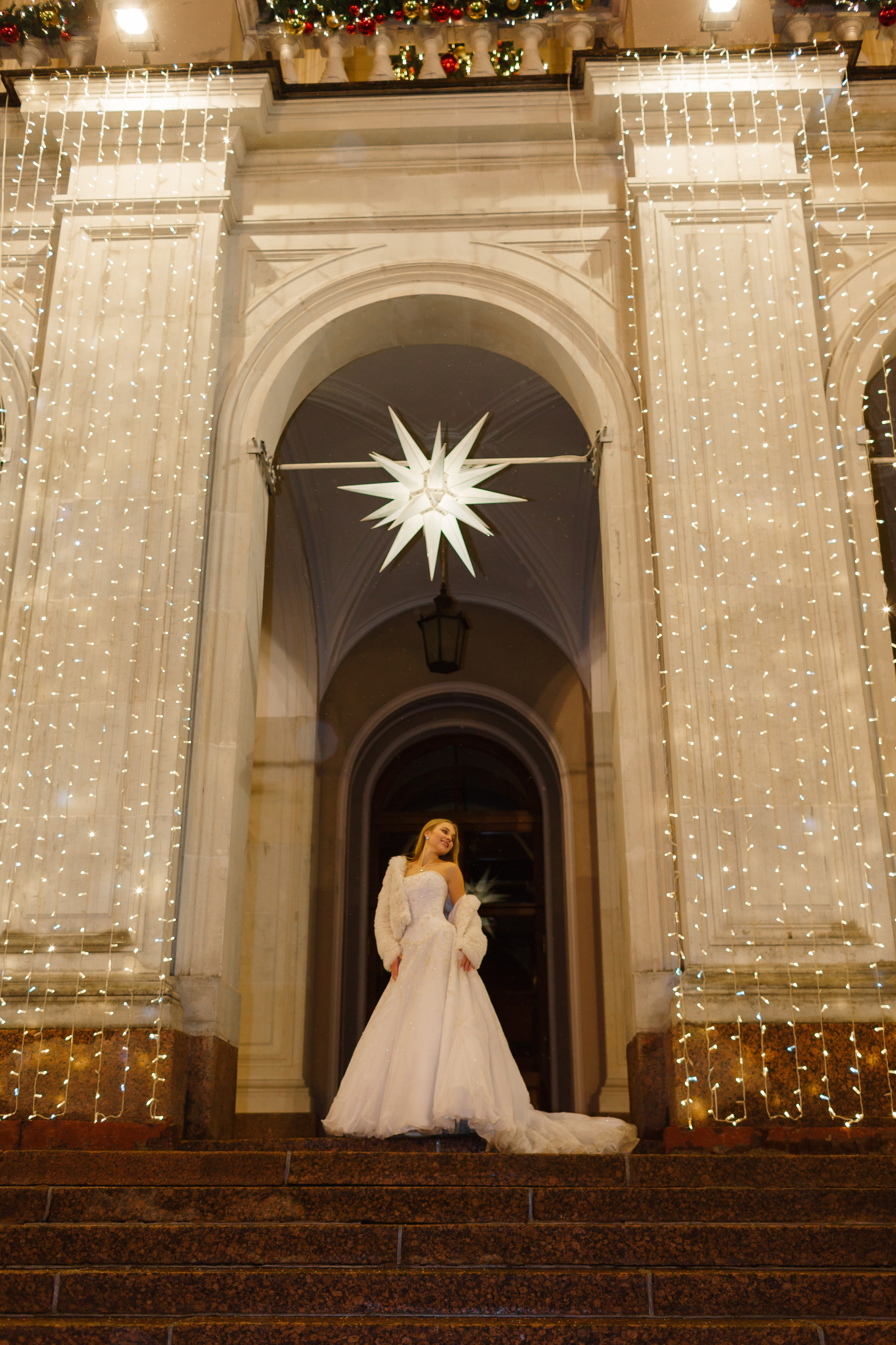 Прогулка по Новогоднему ночному Санкт- Петербургу. Свадебный и семейный фотограф Спб Бошман Ирина