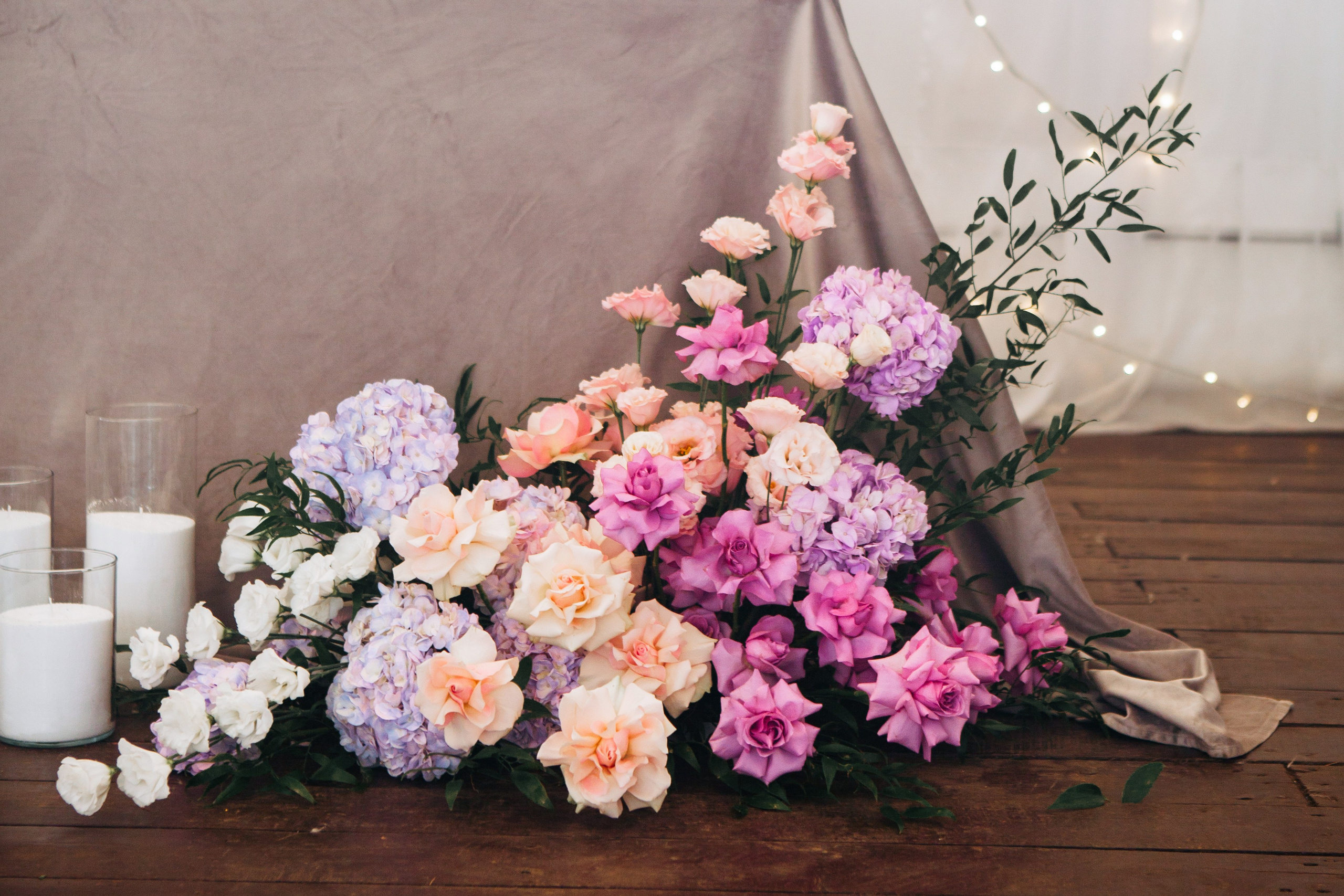 украшения живыми цветами свадебного торжества на вашем мероприятии