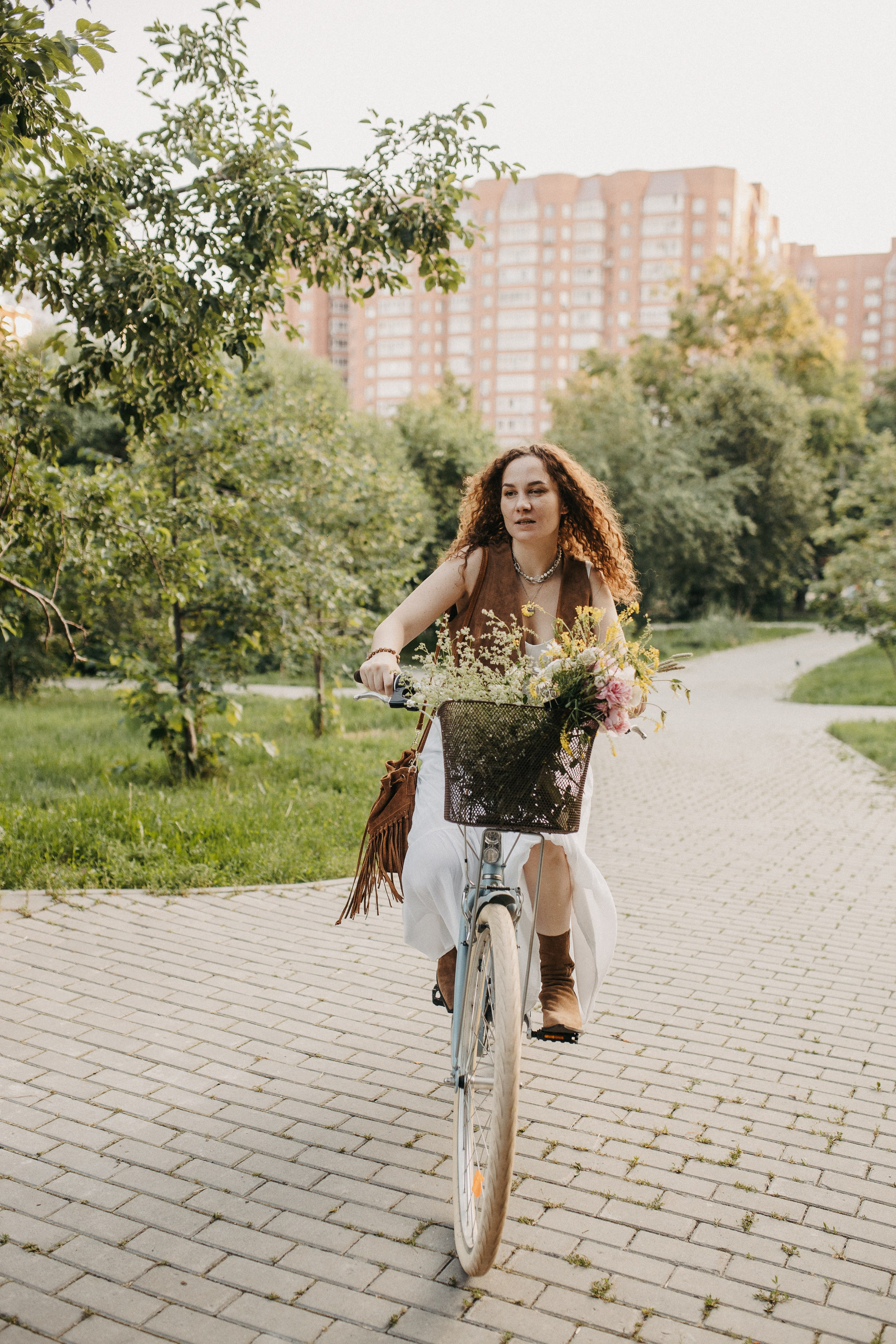 Света с велом. Семейный фотограф Трусова Евгения в Екатеринбурге