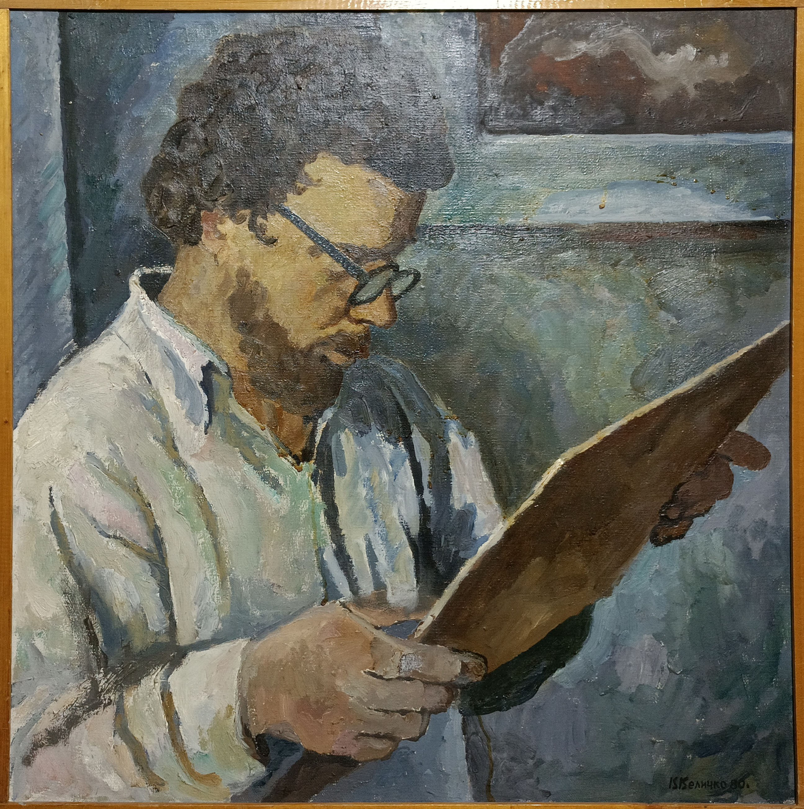 «Портрет Л.Пузина» 1980 год. Художник Величко Вадим Семёнович