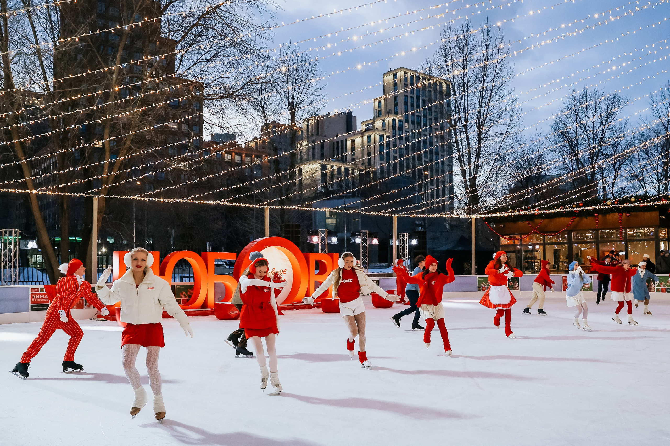 Ледовое шоу Сити каток Московское Чаепитие. Фотограф и видеограф Анна Домашенко