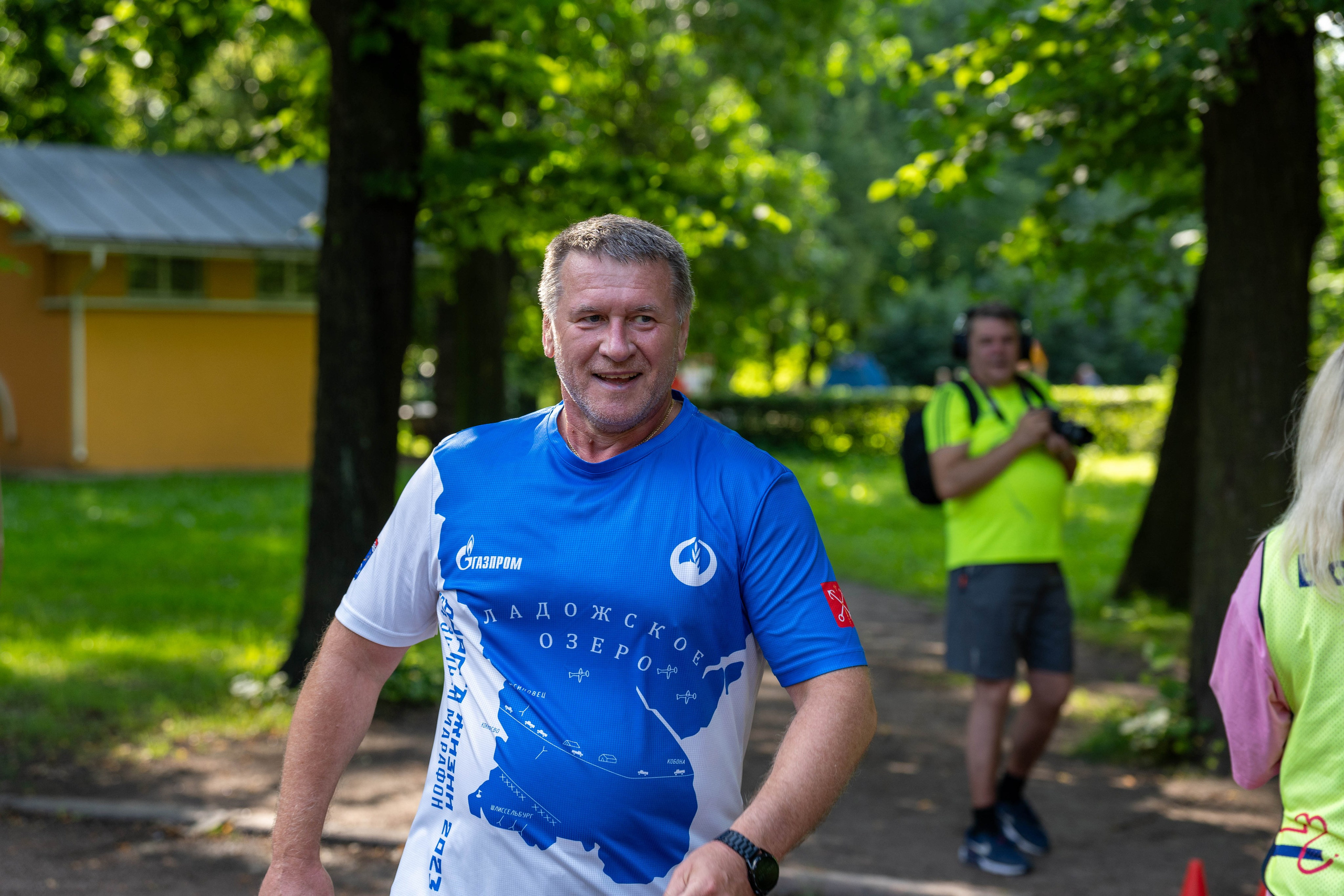 Бегун забега «5 вёрст» в парке Победы – спортивный фотограф Санкт-Петербург