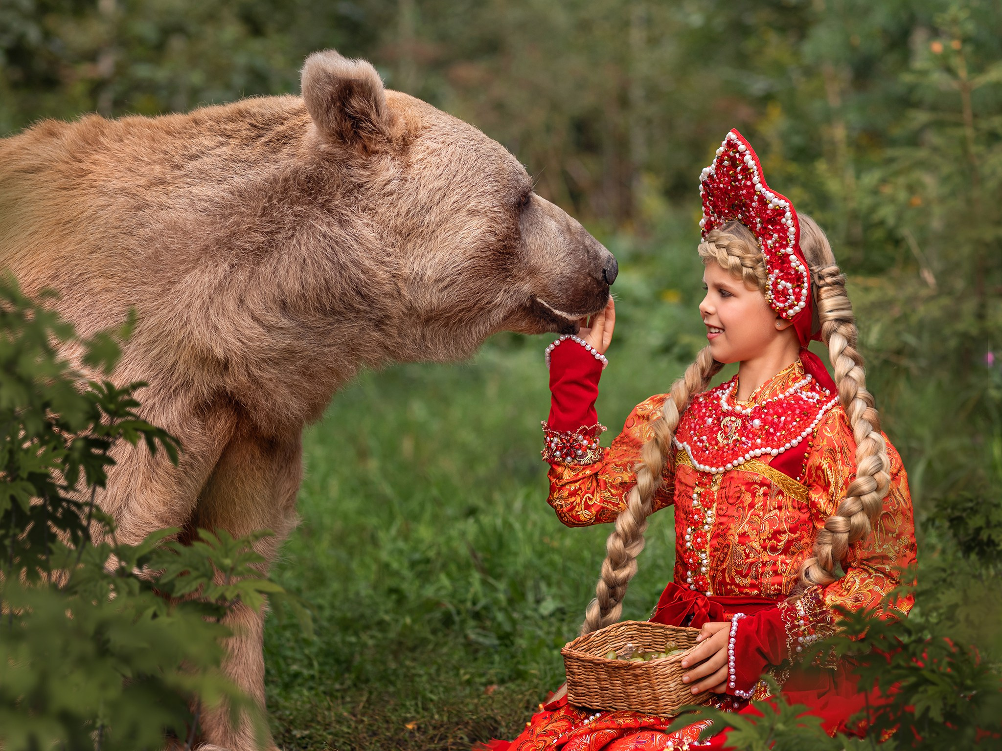 Семейная съемка с животными. Детский и семейный фотограф Елена Михайлова в Москве
