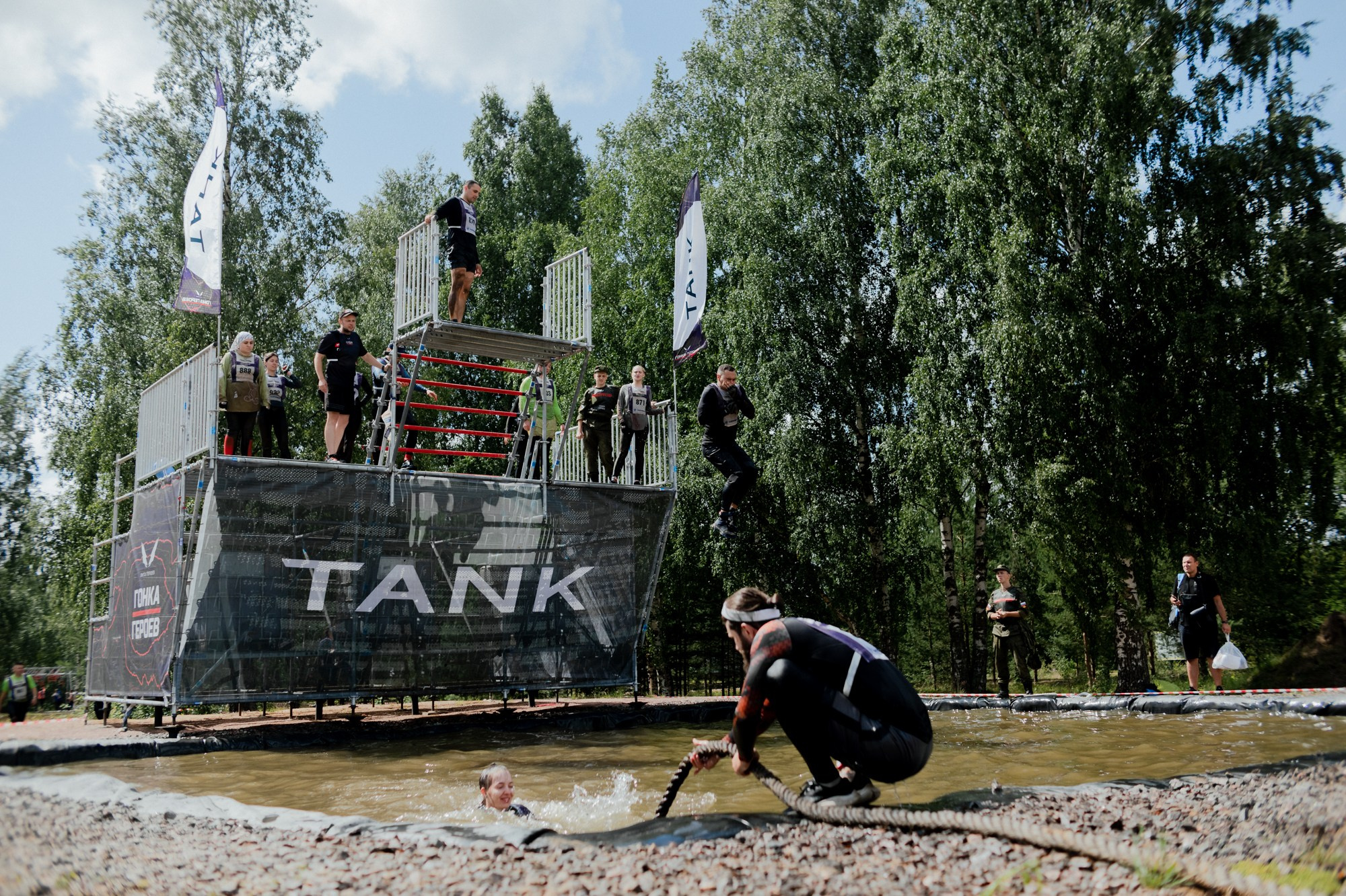 Тест-драйв TANK на Гонке Героев. Night2Day Санкт-Петербург