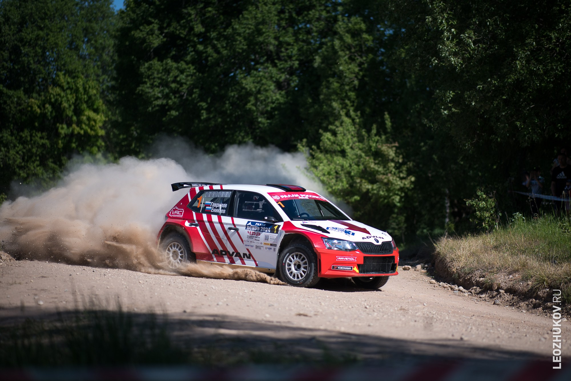 Rally Pskov 2024. Sports photographer Leonid Zhukov