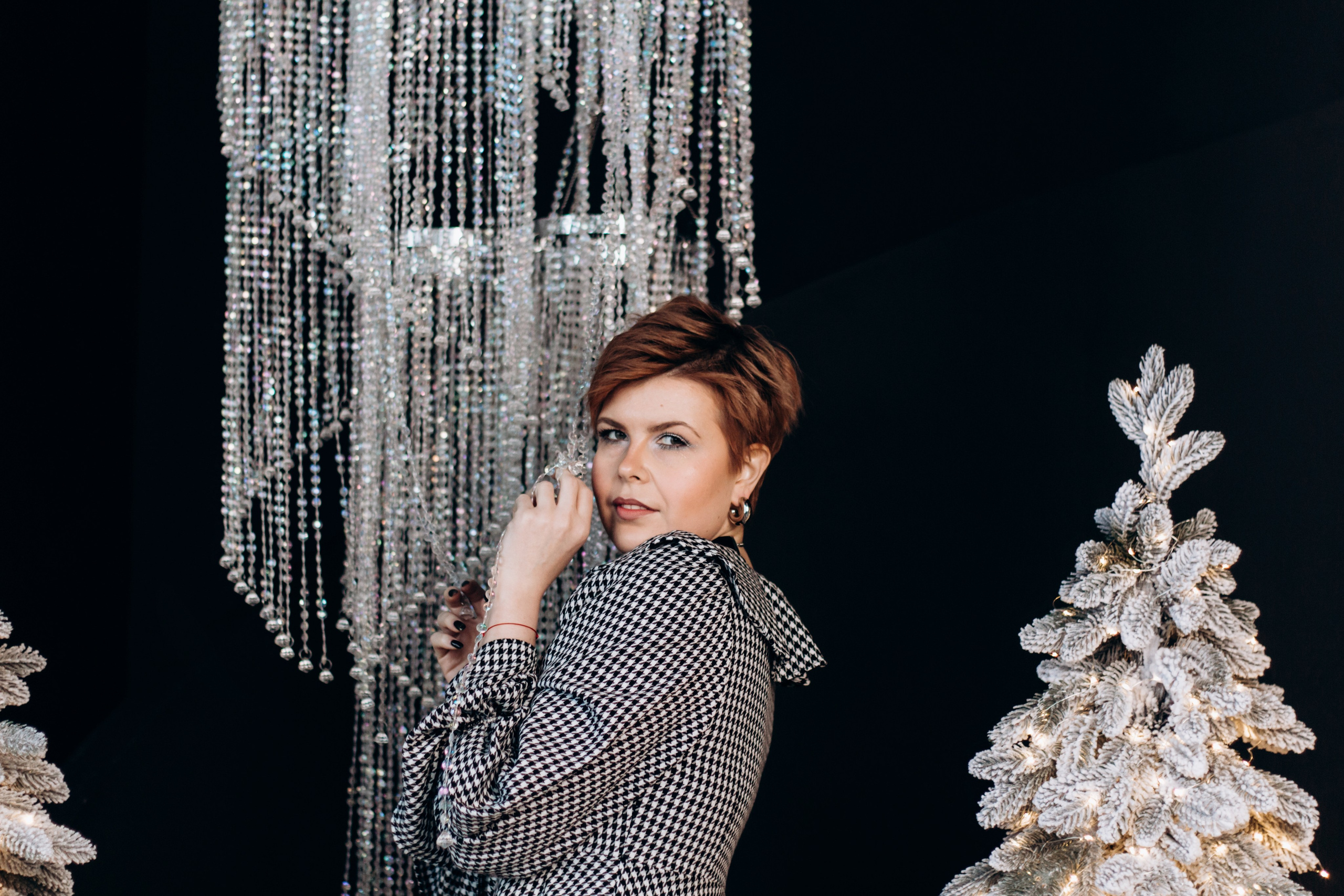 Анастасия. Портрет в студии. Новогодняя фотосессия Екатеринбург. Фотограф в Екатеринбурге Пойгина Елена