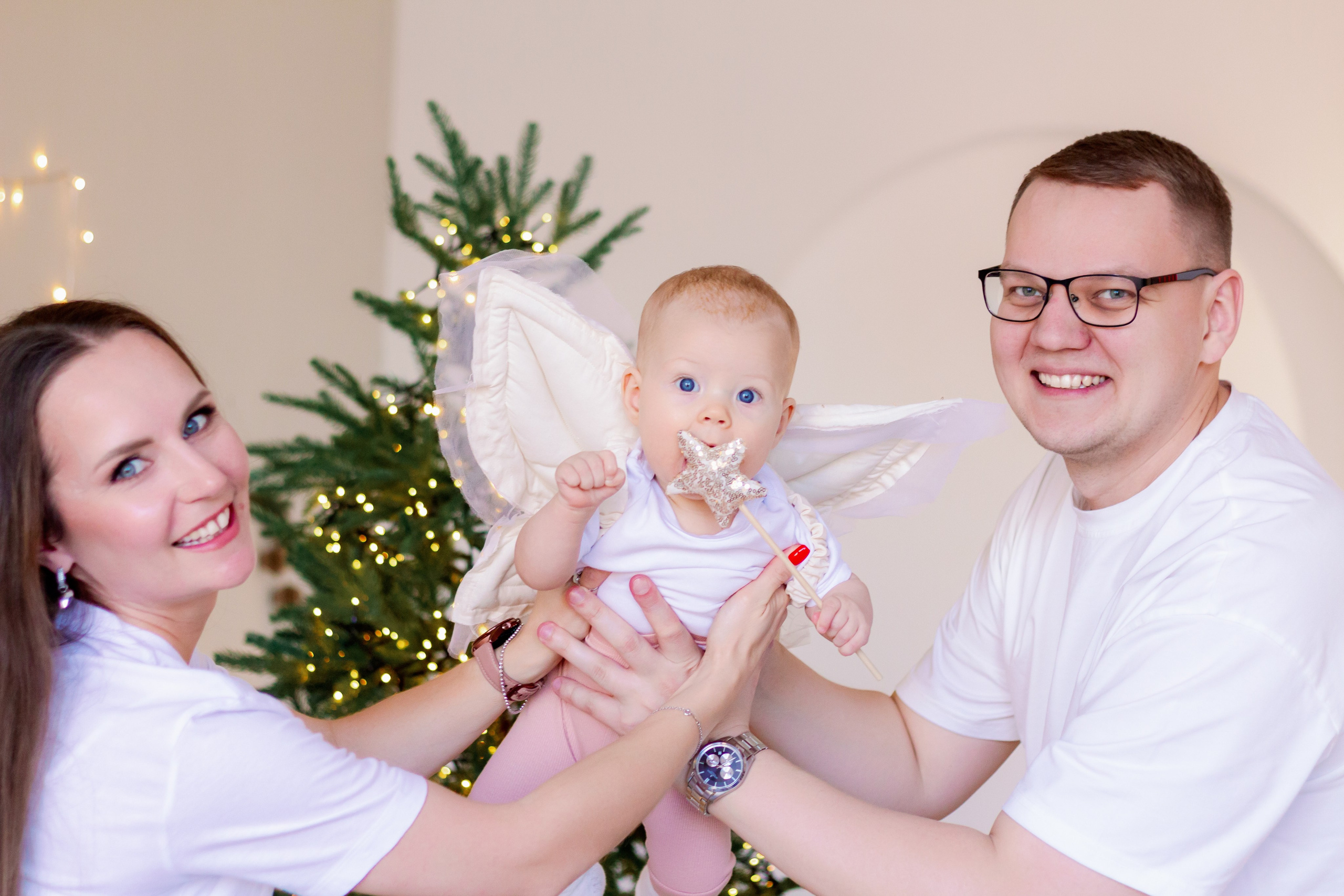 Новогодняя семейная фотосессия с малышом, Екатеринбург. Фотограф в Екатеринбурге Пойгина Елена