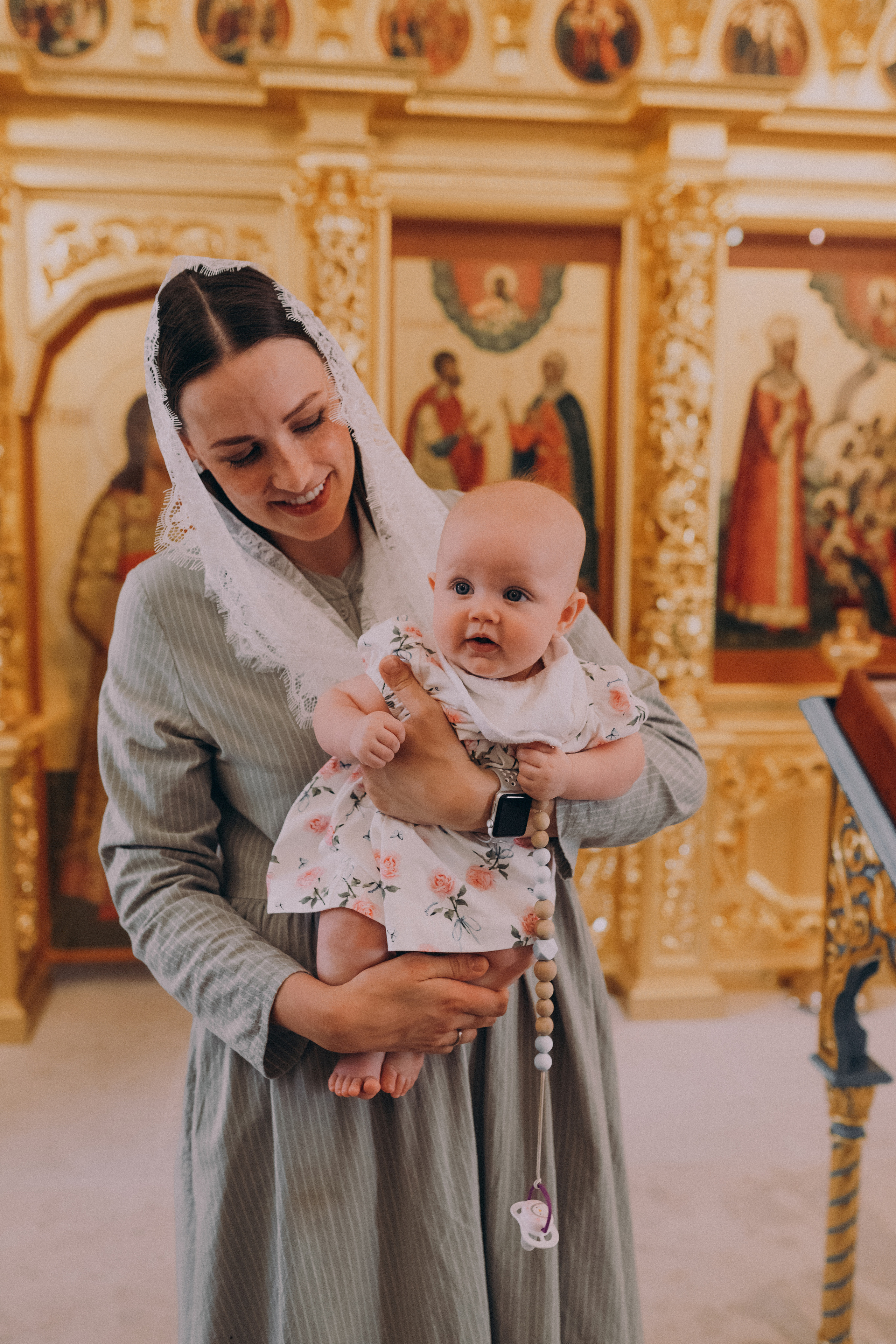 Таинство Крещения Мирослава. Фотограф новорожденных в Москве Щелково и МО Ангелина Энговатова