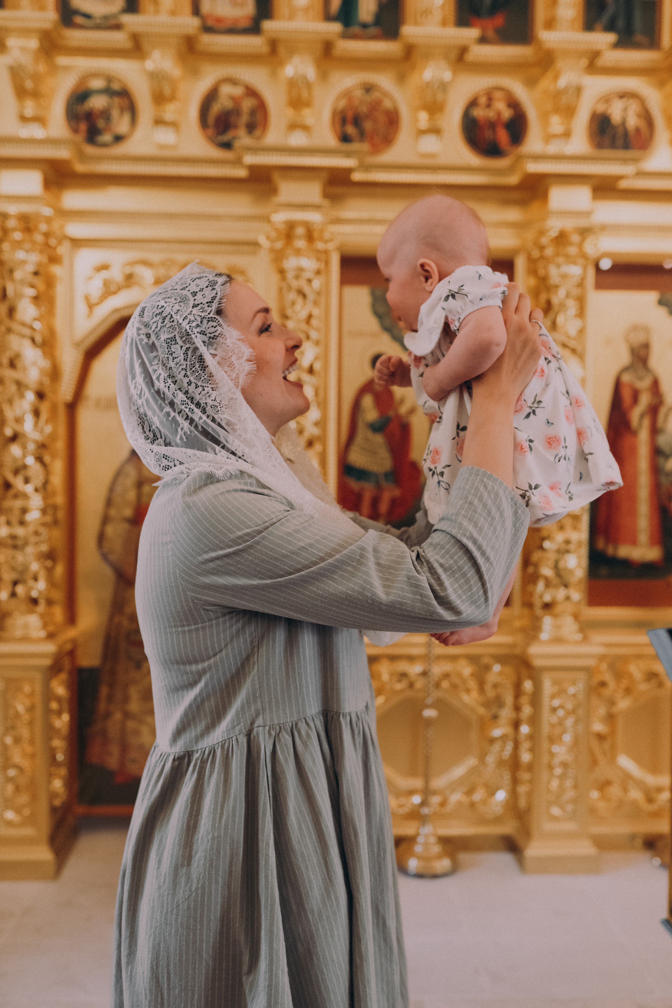 Таинство Крещения Мирослава. Фотограф новорожденных в Москве Щелково и МО Ангелина Энговатова