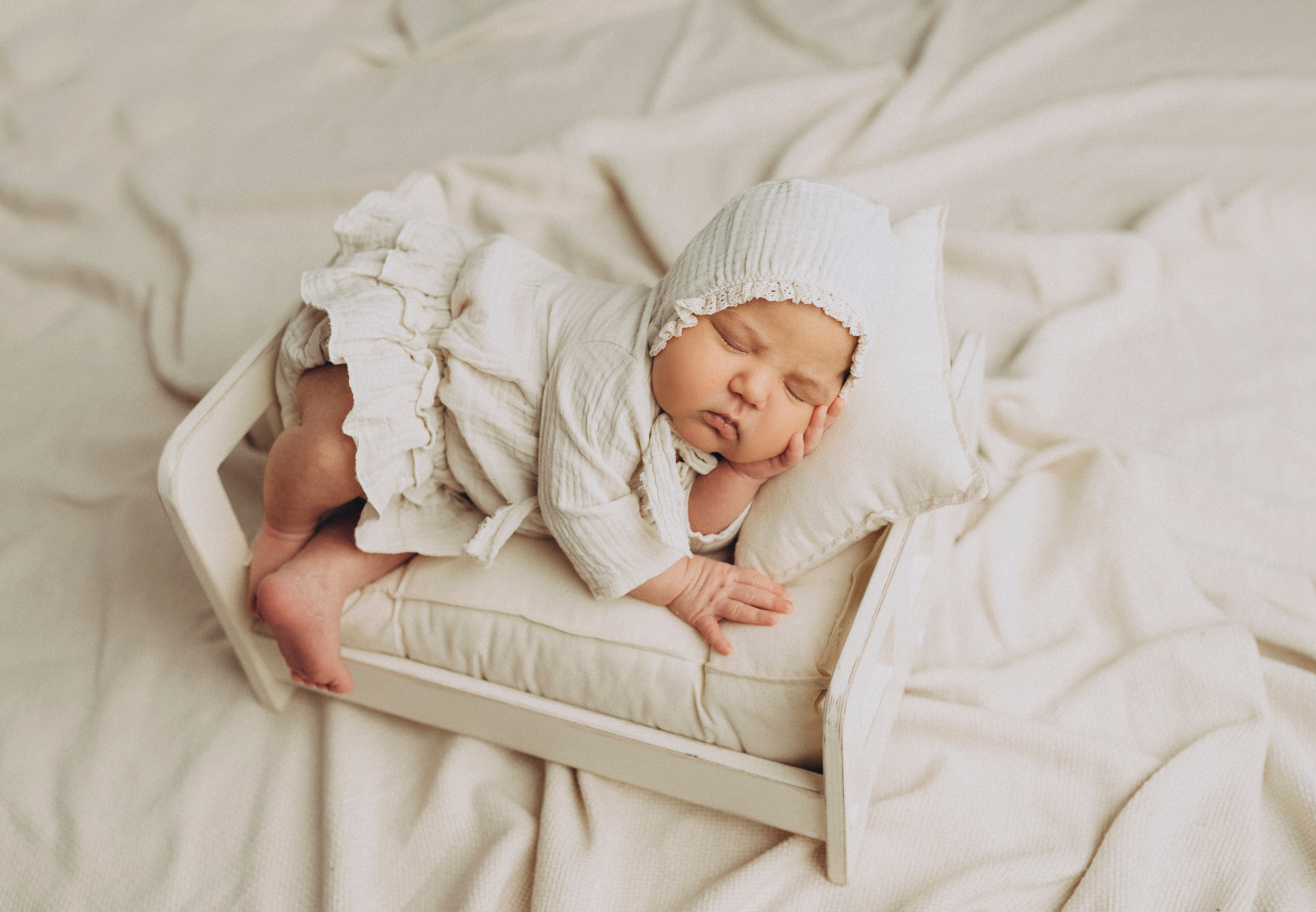 Айза 23 дня. Фотограф новорожденных в Москве Щелково и МО Ангелина Энговатова