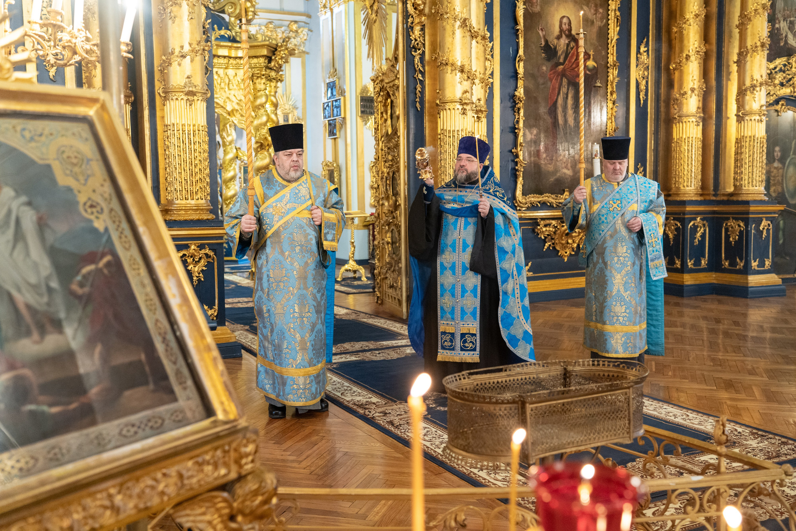 Утреня с акафистом Пресвятой Богородице. НИКОЛО-БОГОЯВЛЕНСКИЙ МОРСКОЙ СОБОР