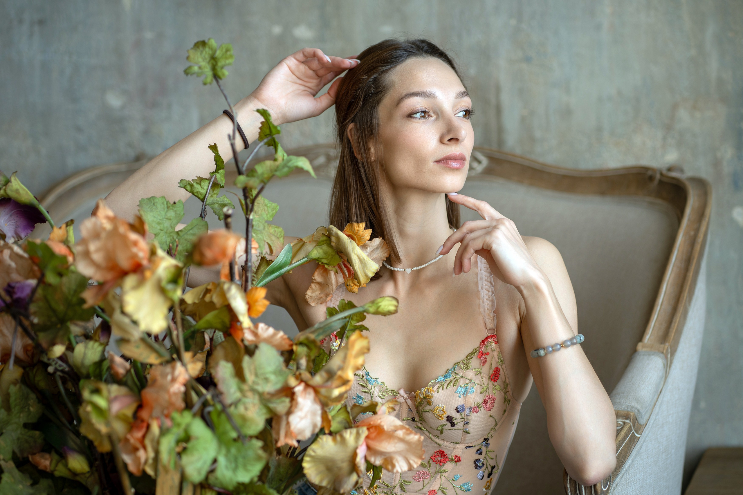 Женская съемка в студии. Портретный фотограф Олеся Владимирова в Москве