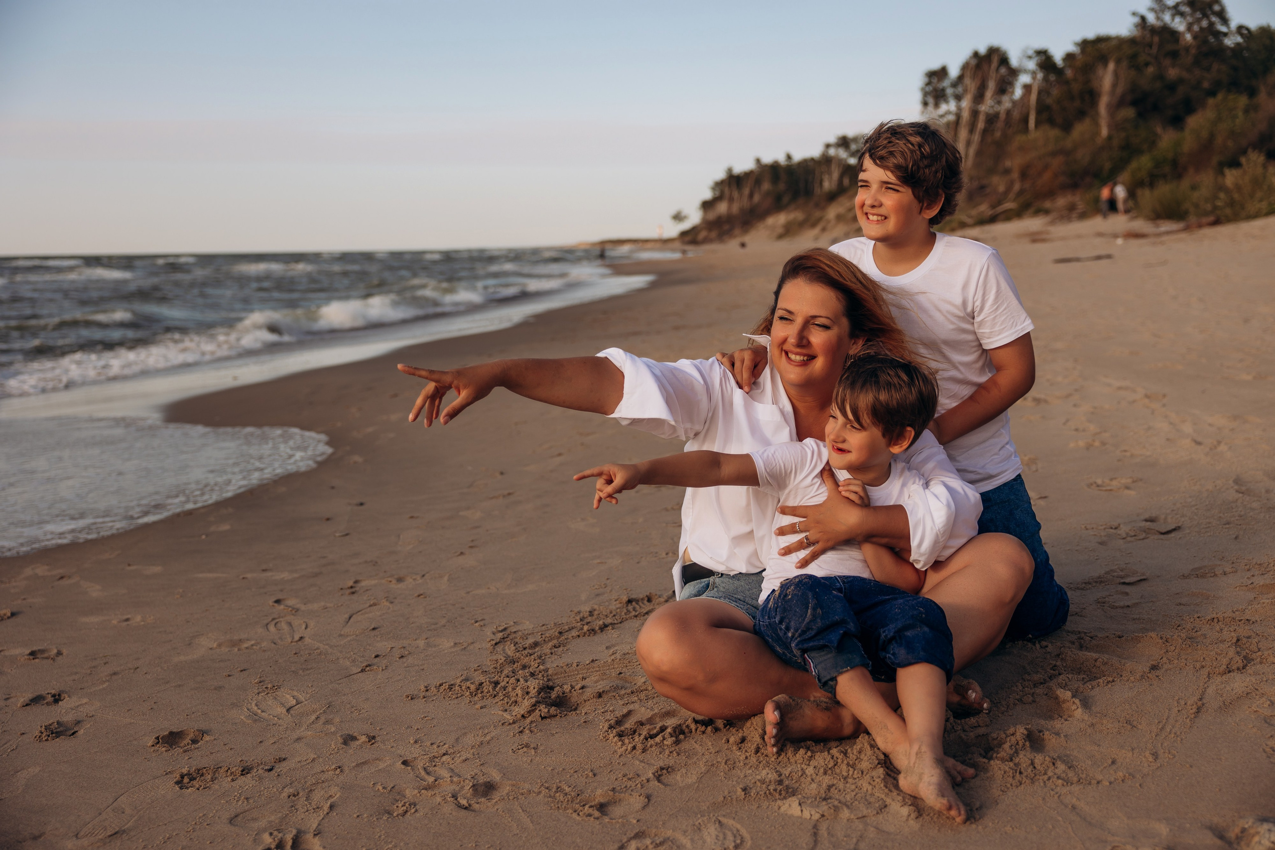 Семейная Куршская коса закат лето. Фотограф в Калининграде свадебная фотография, репортажная, фотосессии