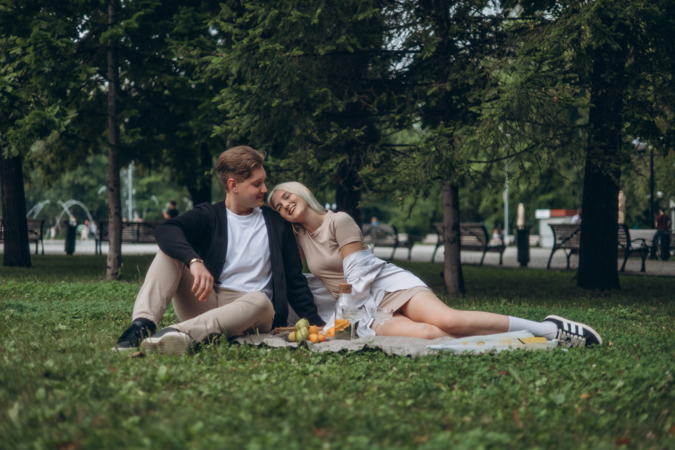 Love Story в парке. Семейный, детский, женский фотограф в Новосибирске Оля Борисова