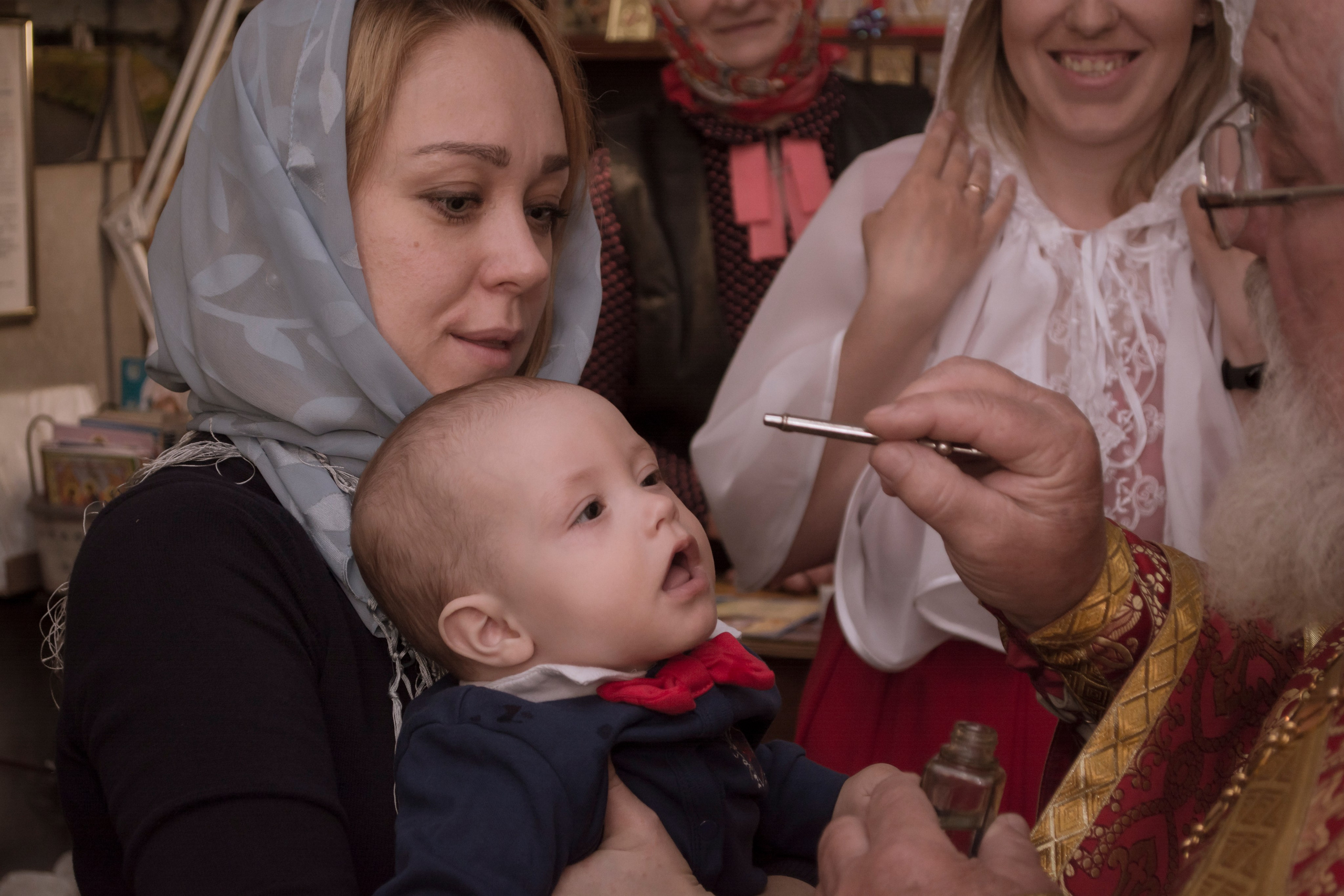Крещение Никиты в храме Михаила Тверского г. Тверь. Фотограф Евгений Егоров