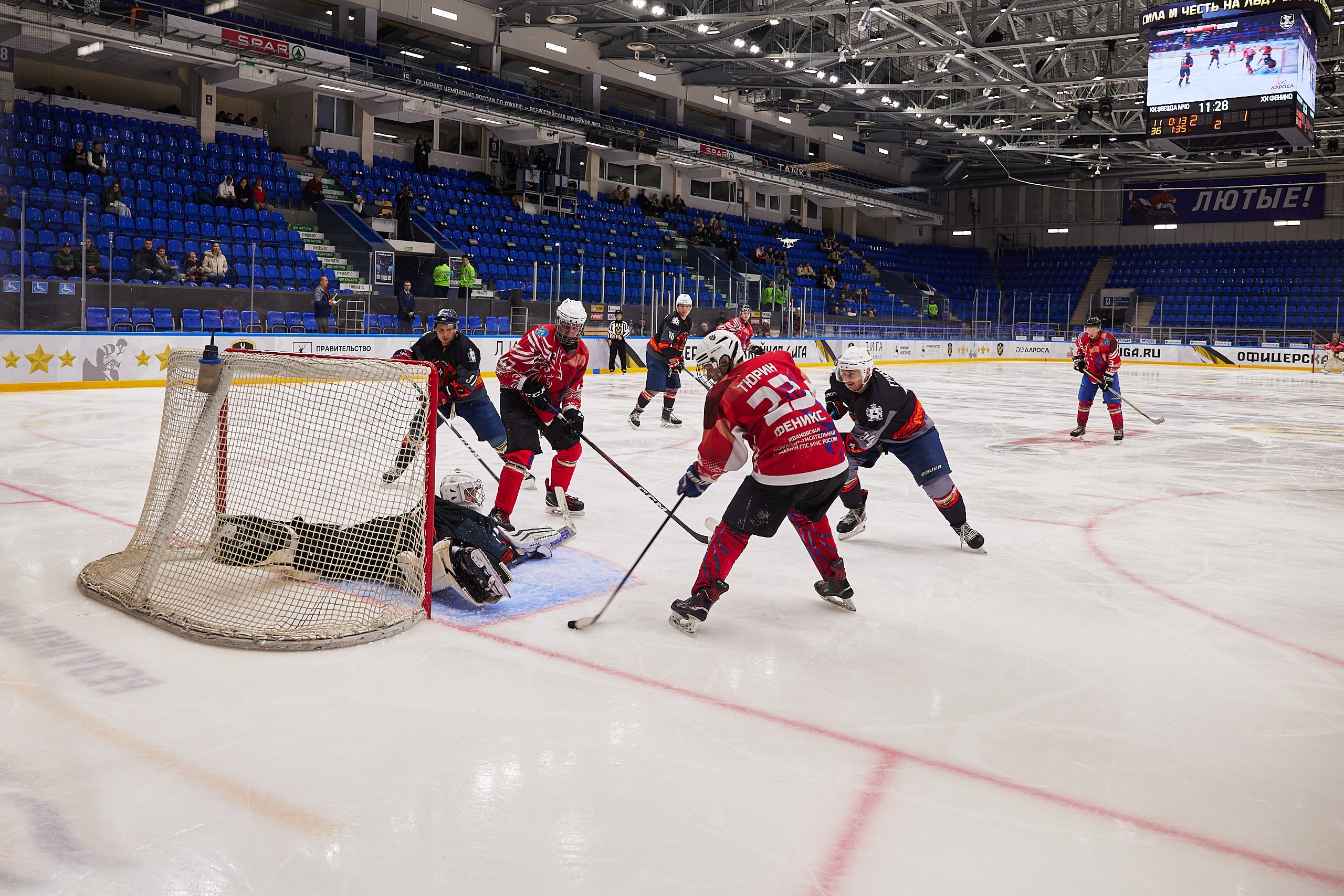 Репортаж. Офицерская хоккейная лига 2025 год. Спортивный фотограф Некрасов Денис